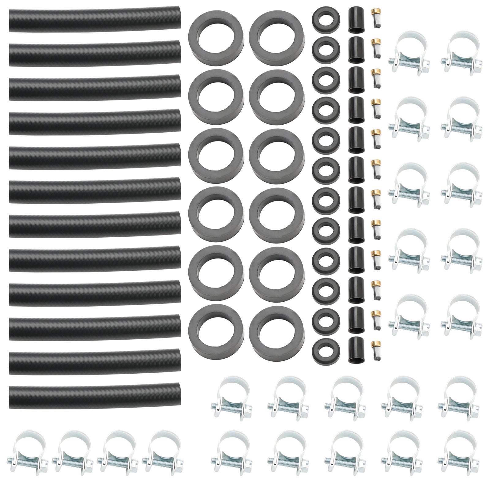 12PCS Fuel Injector Repair Kit Fit V12 XJS 1981-1991 Fit Jaguar Fit Porsche