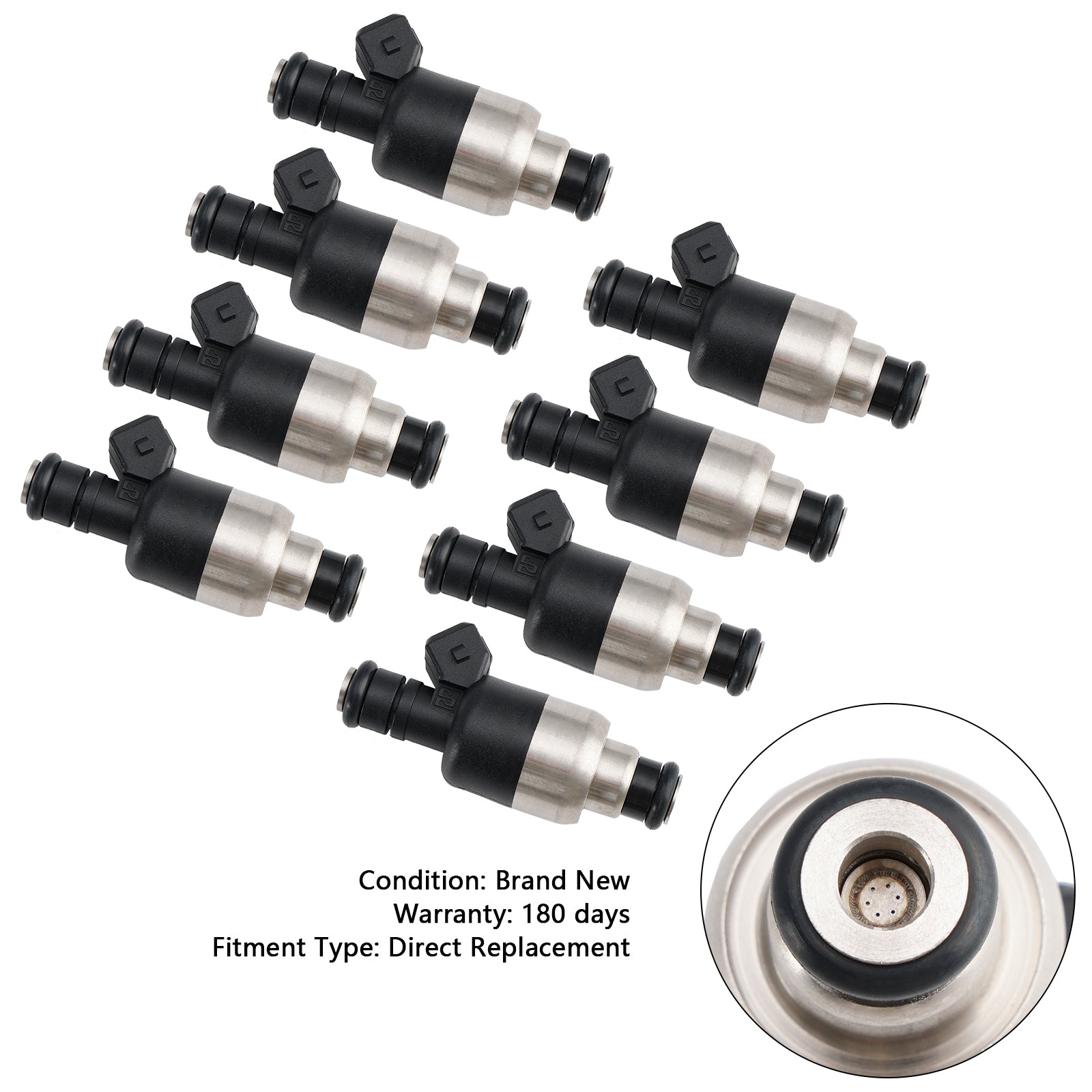 8PCS Fuel Injector 17109596 Fit Chevrolet Fit GMC 7.4L V8 1996-2000 83211150