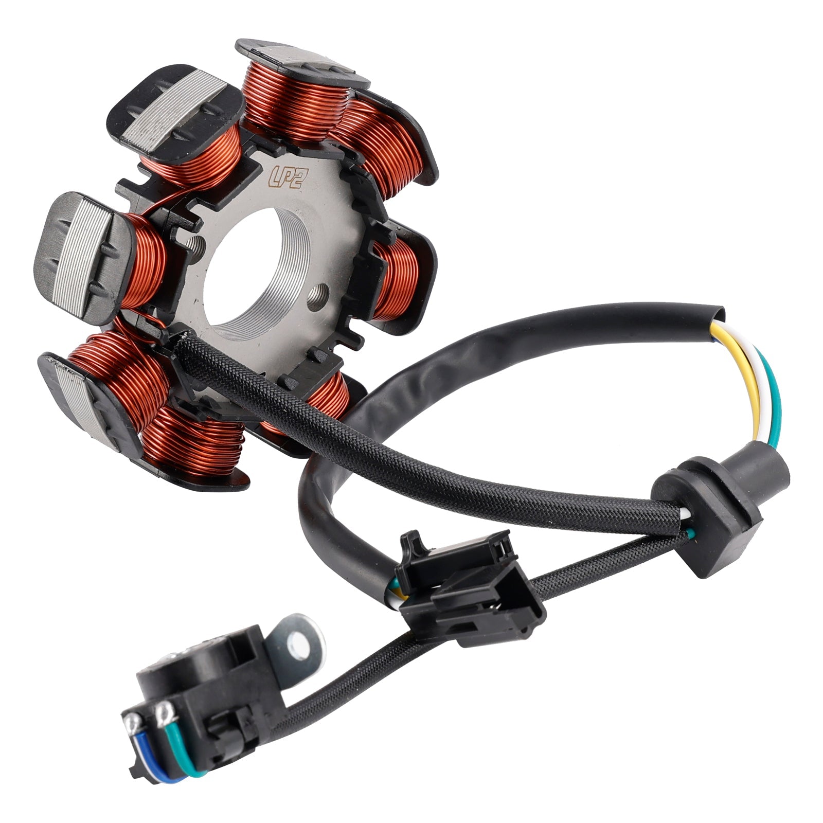 SUZUKI SHOGUN RR 125 FD125 8 COIL - 4 WIRE - STATOR ASSY 32101-20G60