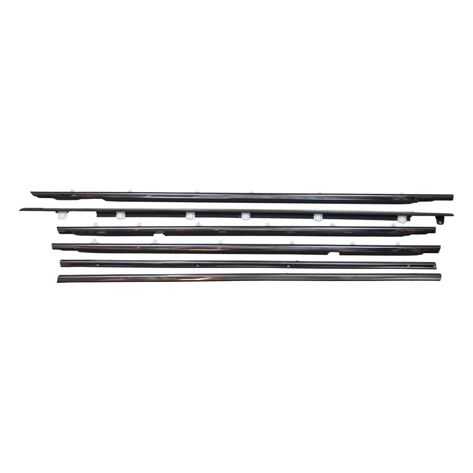 6PCS Door Belt Molding Fit For Toyota Land Cruiser 80 Series 1991-1997