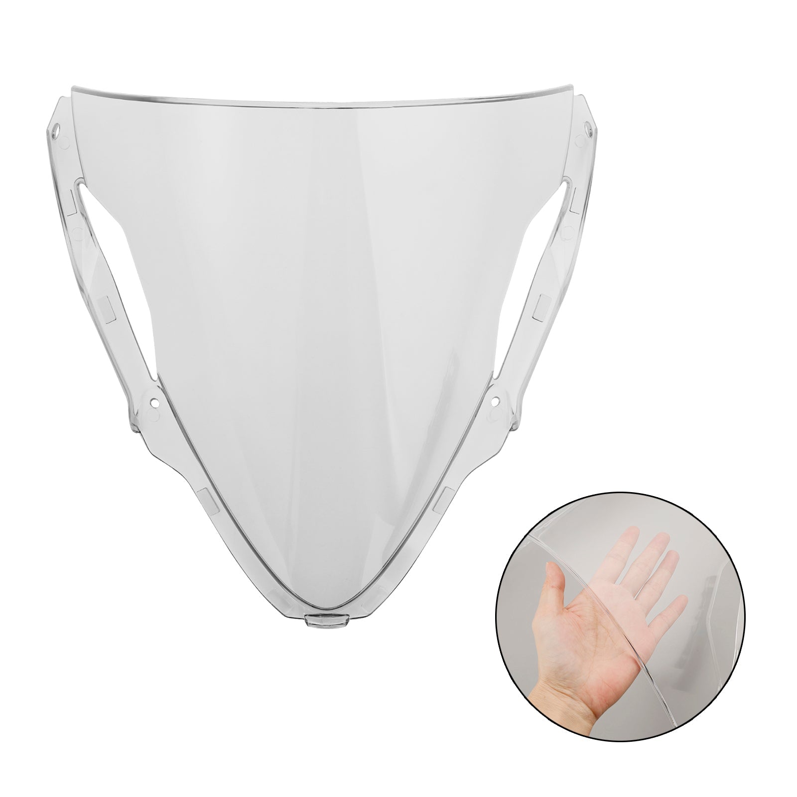 kawasaki ZX-6R 2024 용 앞 유리 윈드 스크린