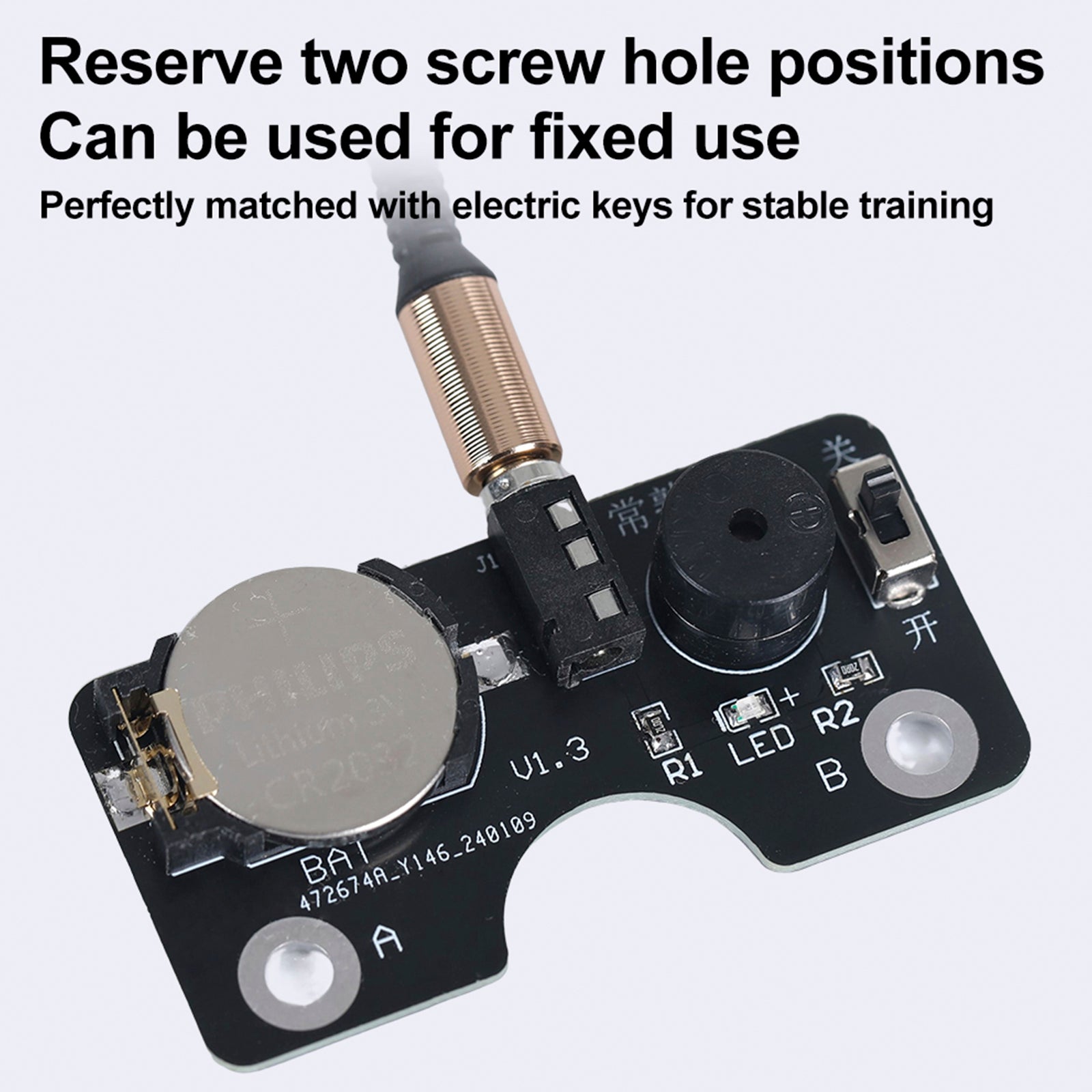 Morse Code CW Transmission Training Key Sound Light Circuit Board For Manual Key