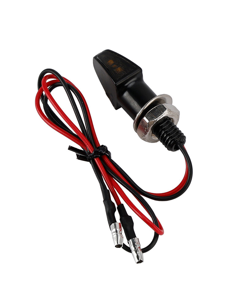 12V LED Turn Signal Indicator Light 8mm Universal Motorcycle For Yamaha