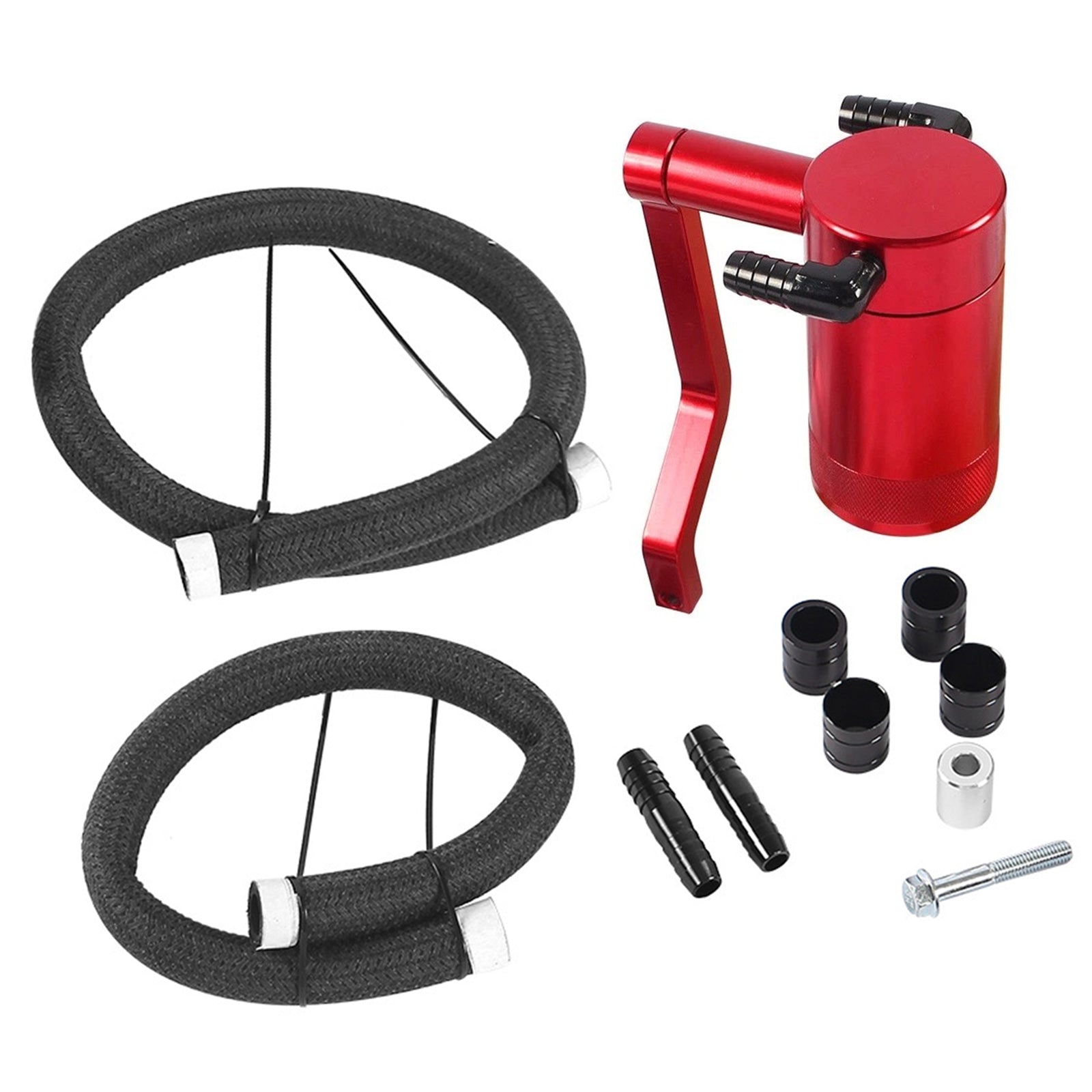 Catch Can Air Oil Separator Red For Dodge Charger Challenger 2011-2021