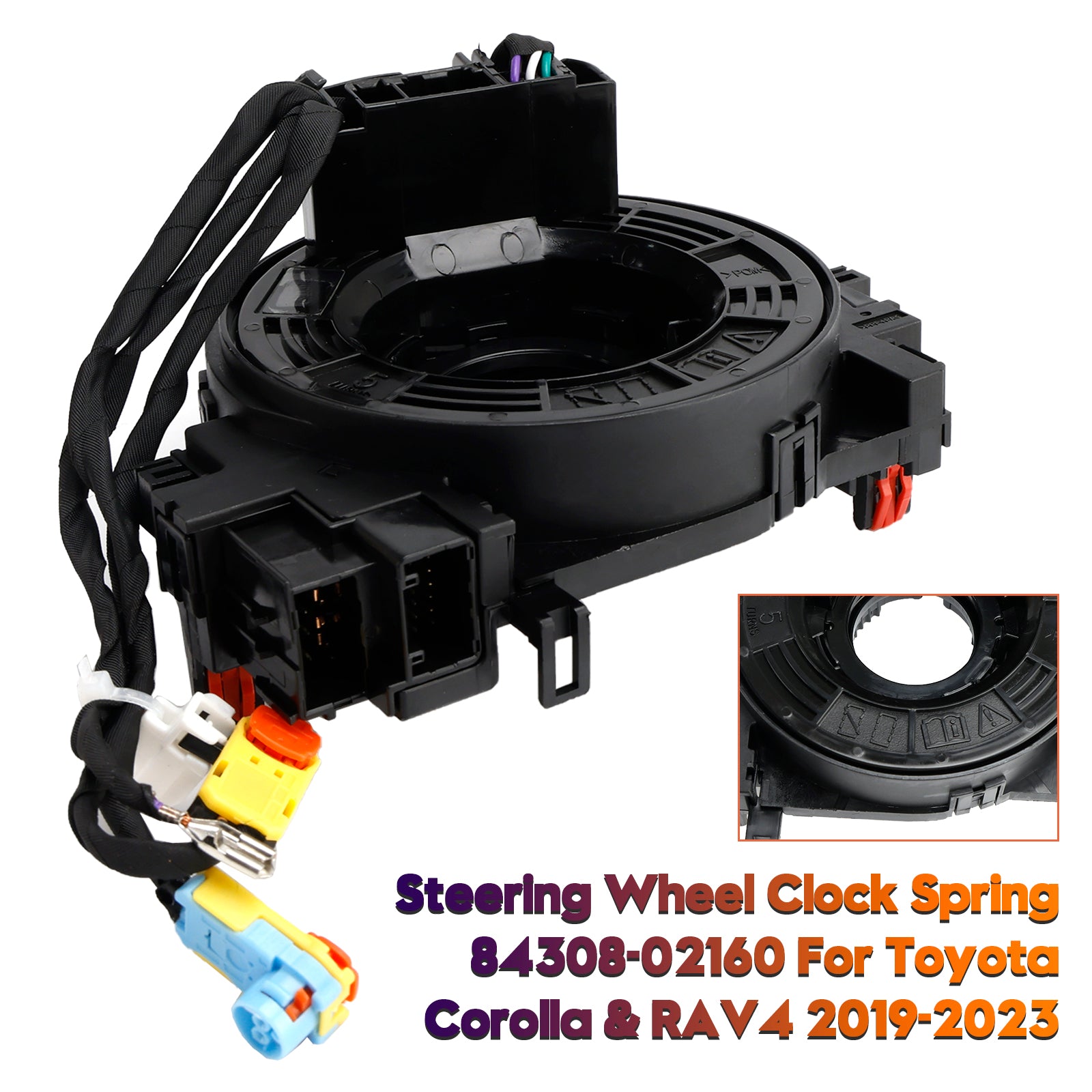 Steering Wheel Clock Spring 84308-02160 For Toyota Corolla & RAV4 2019-2023
