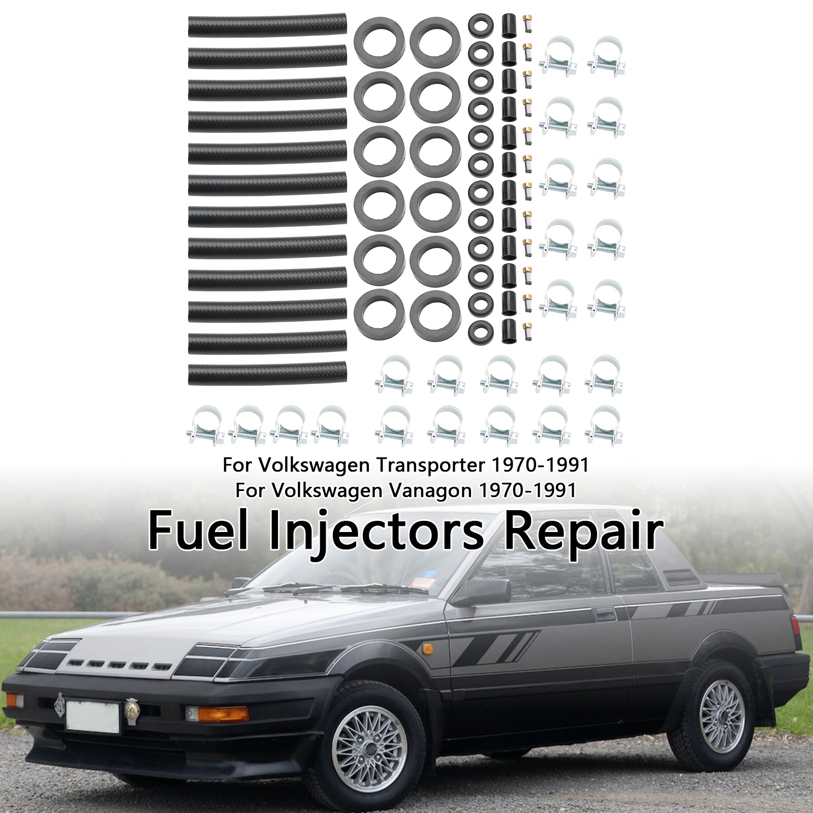 12PCS Fuel Injector Repair Kit Fit V12 XJS 1981-1991 Fit Jaguar Fit Porsche