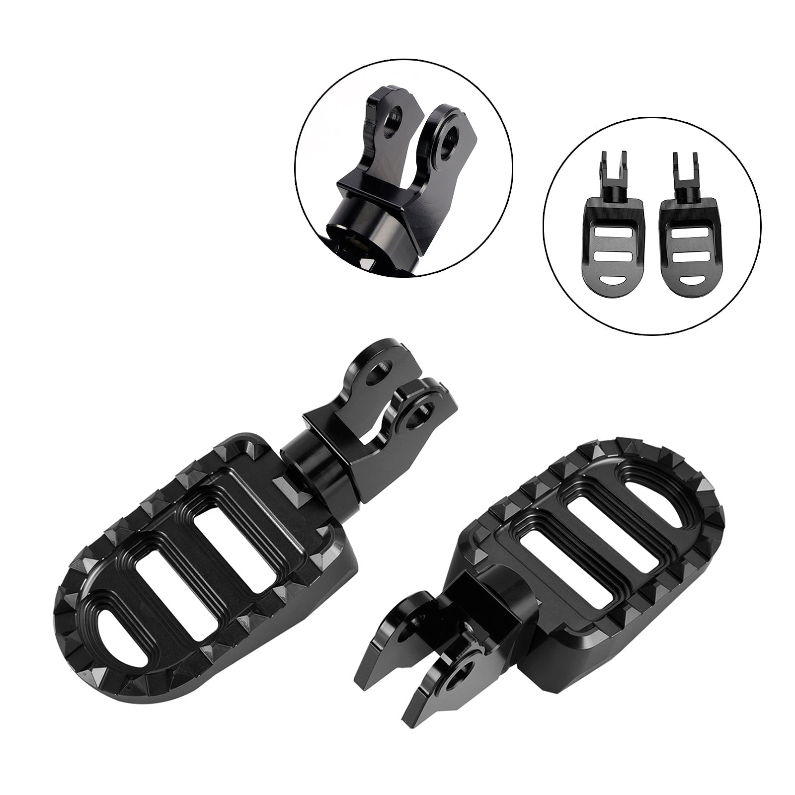 Front Footrests Foot Pegs fit for HONDA CL250 CL300 CL500 Trail 125 2023-2024