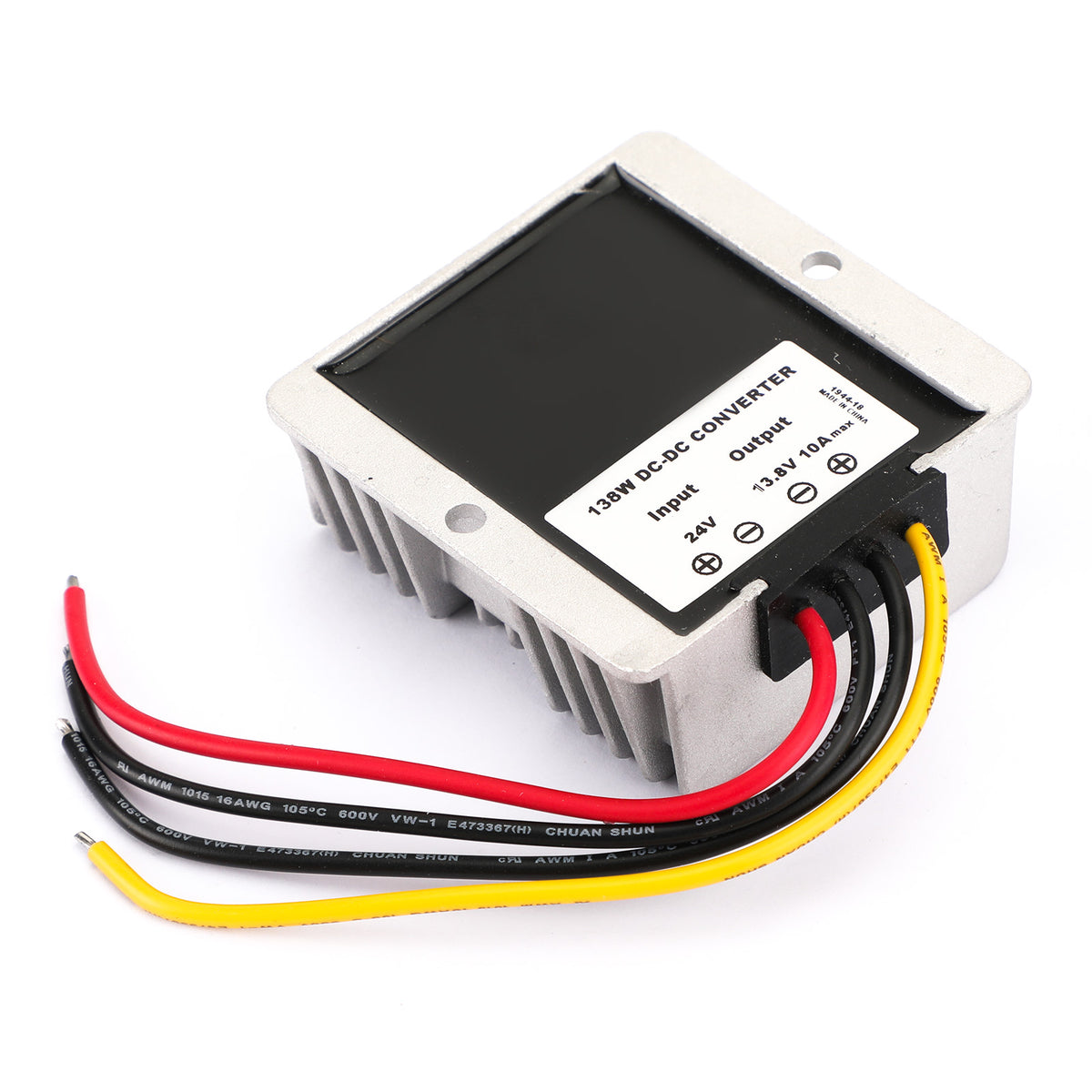 Areyourshop WaterProof 24V to 13.8V 10A 138W Step Down DC/DC Power Converter Regulator