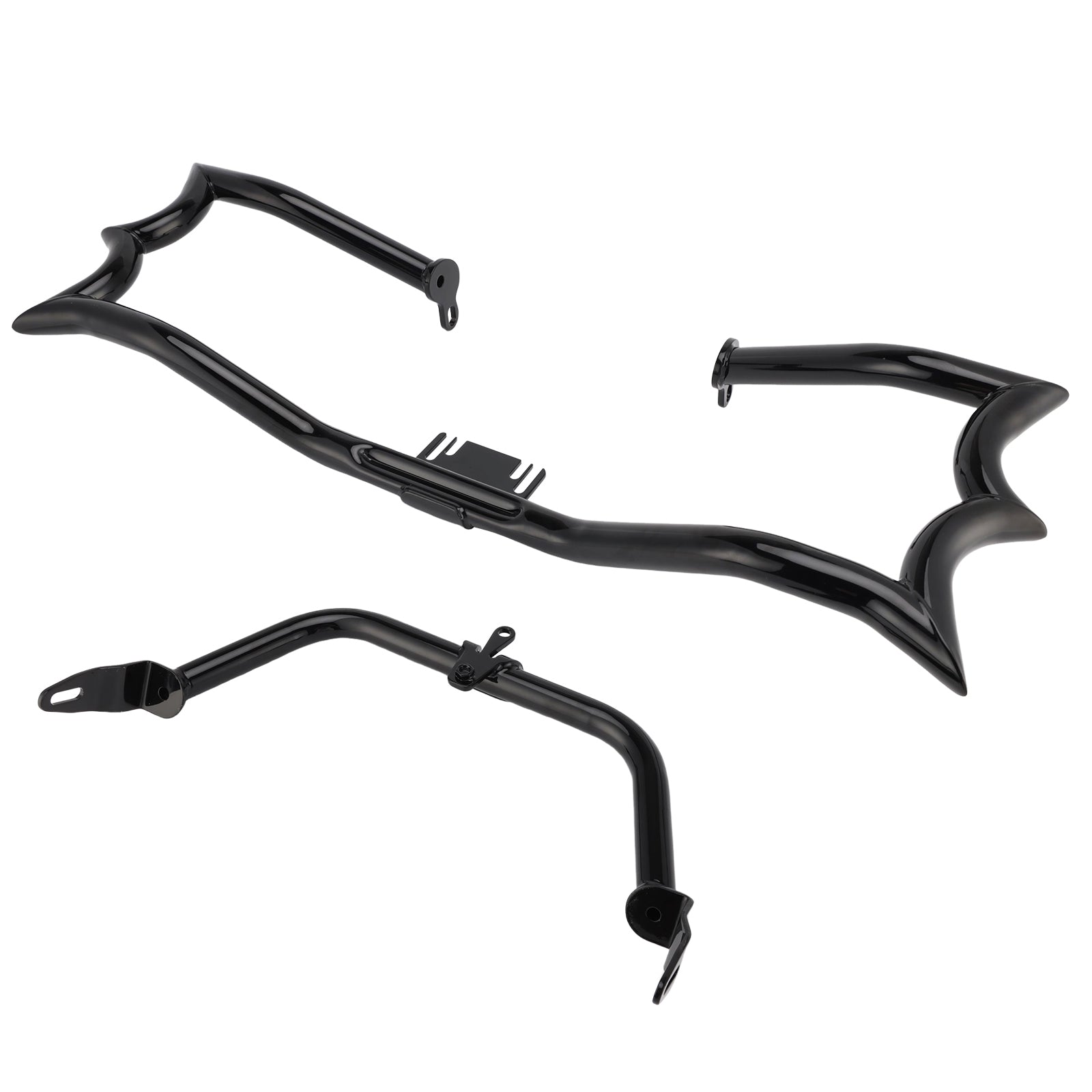 2009-2023 Touring Road King Bumper Engine Guard Fairing Mount Crash Bar Kit Chrome