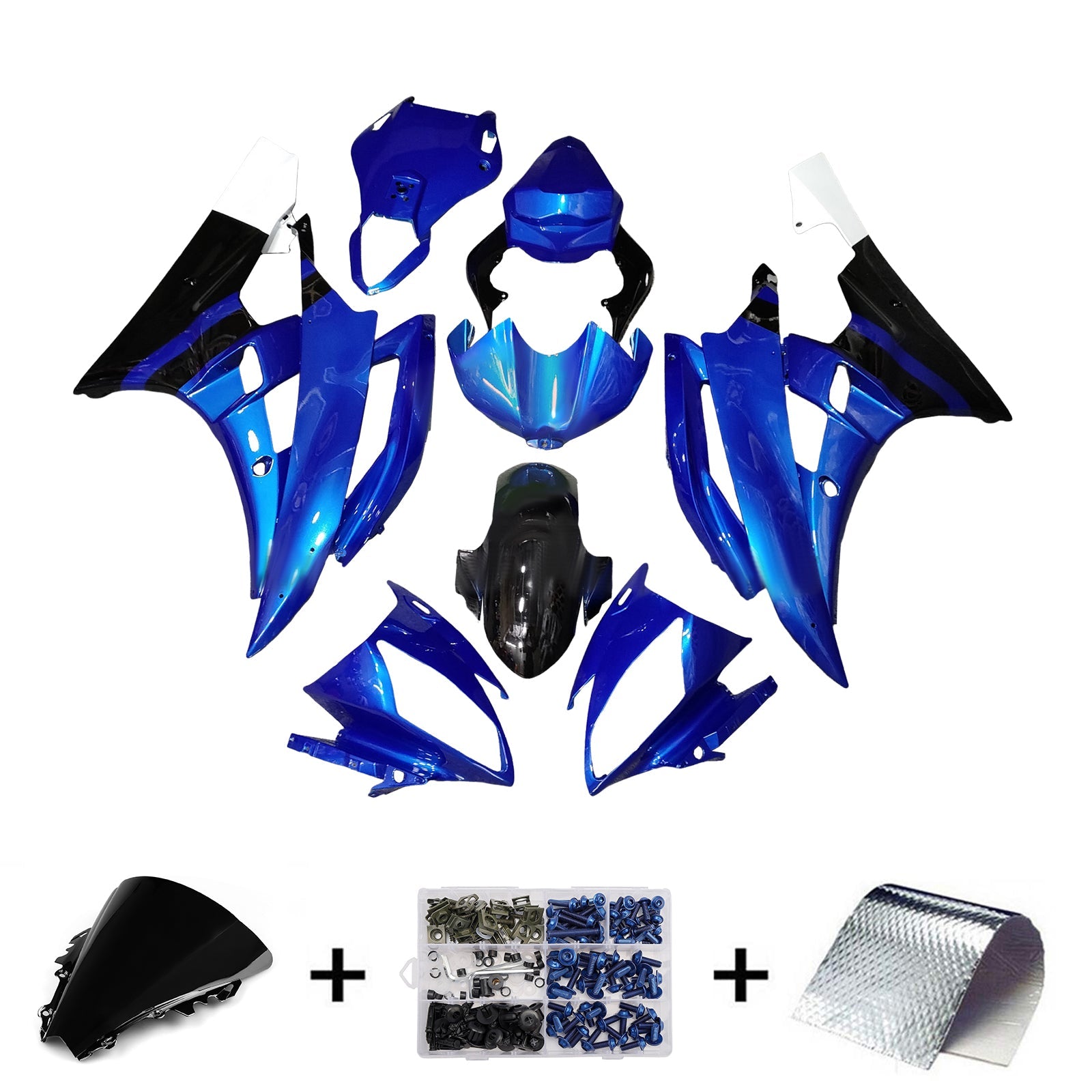 Injection Fairing Kit Bodywork Plastic ABS For Yamaha YZFR6 YZF-R6 2006-2007