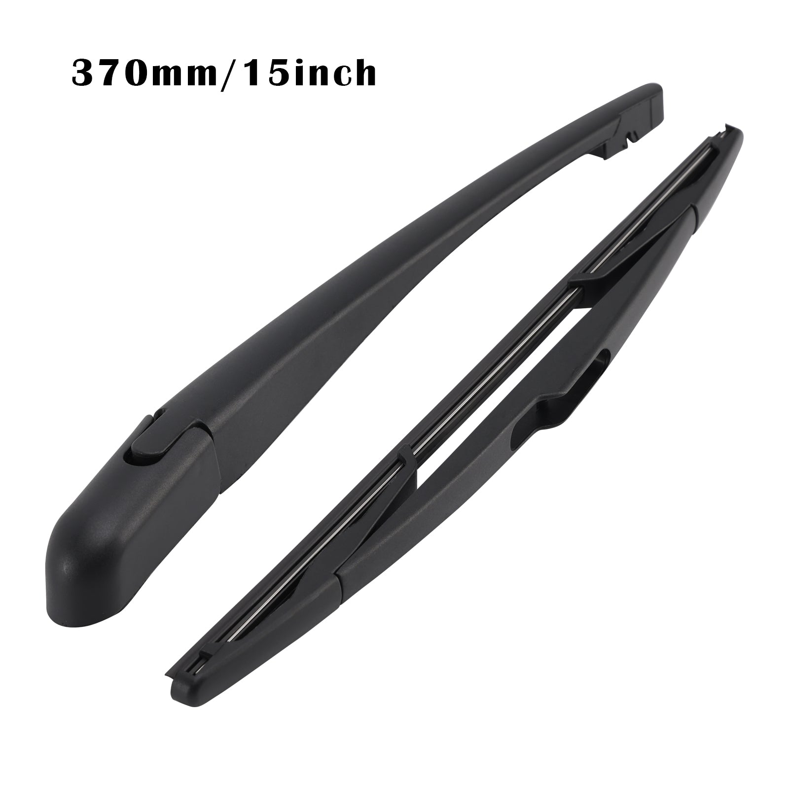 Rear Windshield Wiper Blade Arm Set for Peugeot 206 1998-2011 370mm 15inch