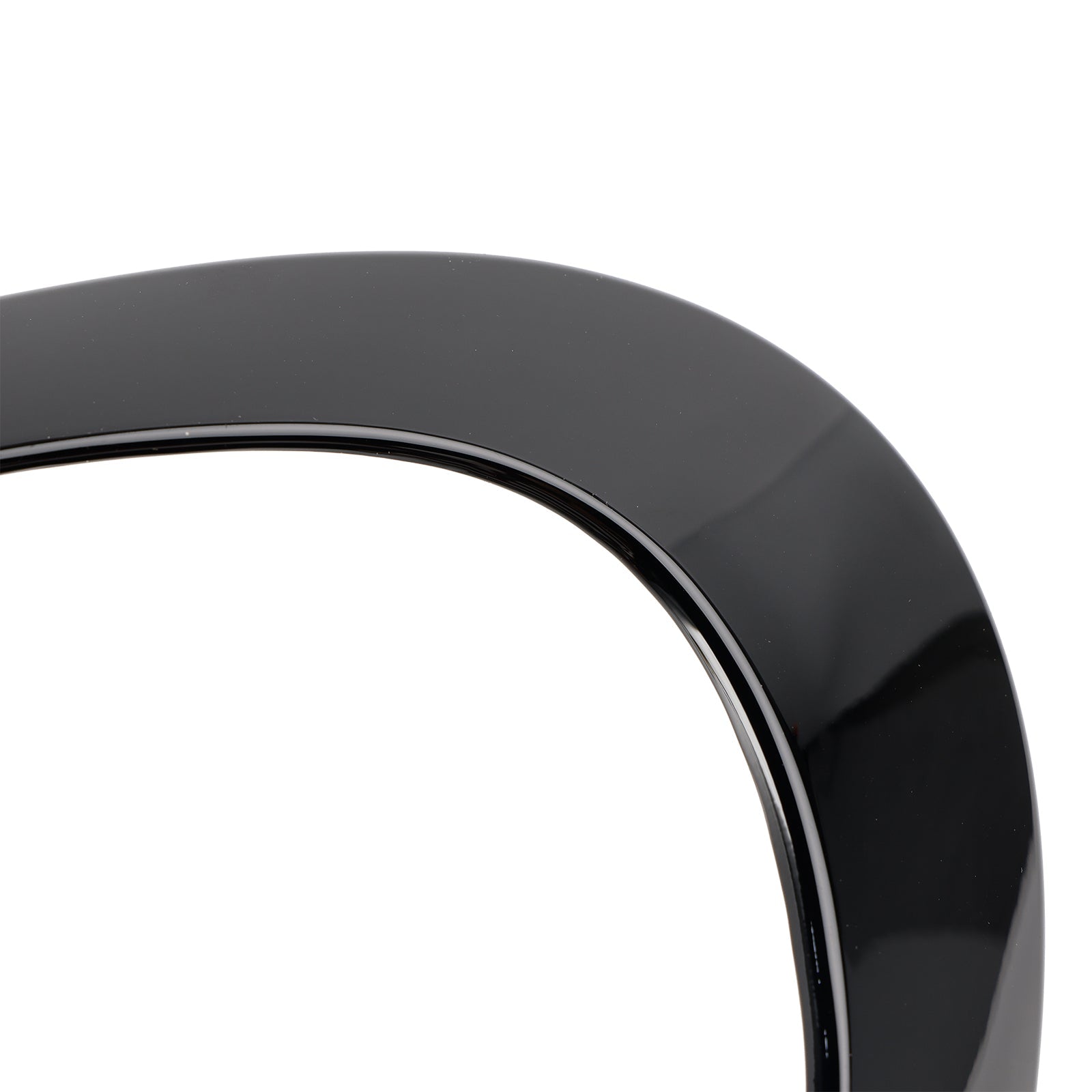 미니 쿠퍼 컨트리맨 R60용 글로스 블랙 헤드라이트 장식 링 2개