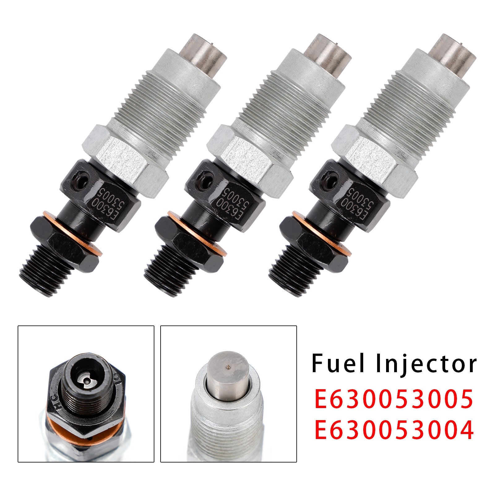 3Pcs Fuel Injector For Kioti Tractors Daedong DK45 CK22 E6300-53004 E6300-53005