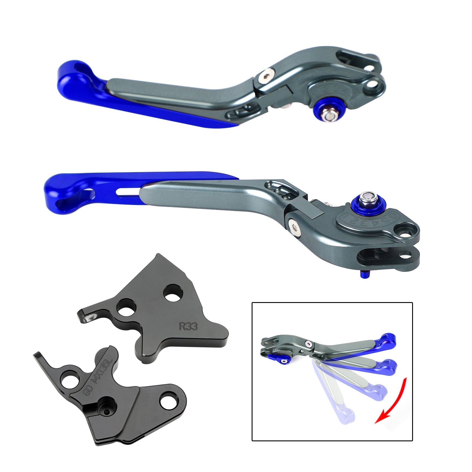 Adjustable Clutch Brake Lever fit for YAMAHA YBR125 2005-2014