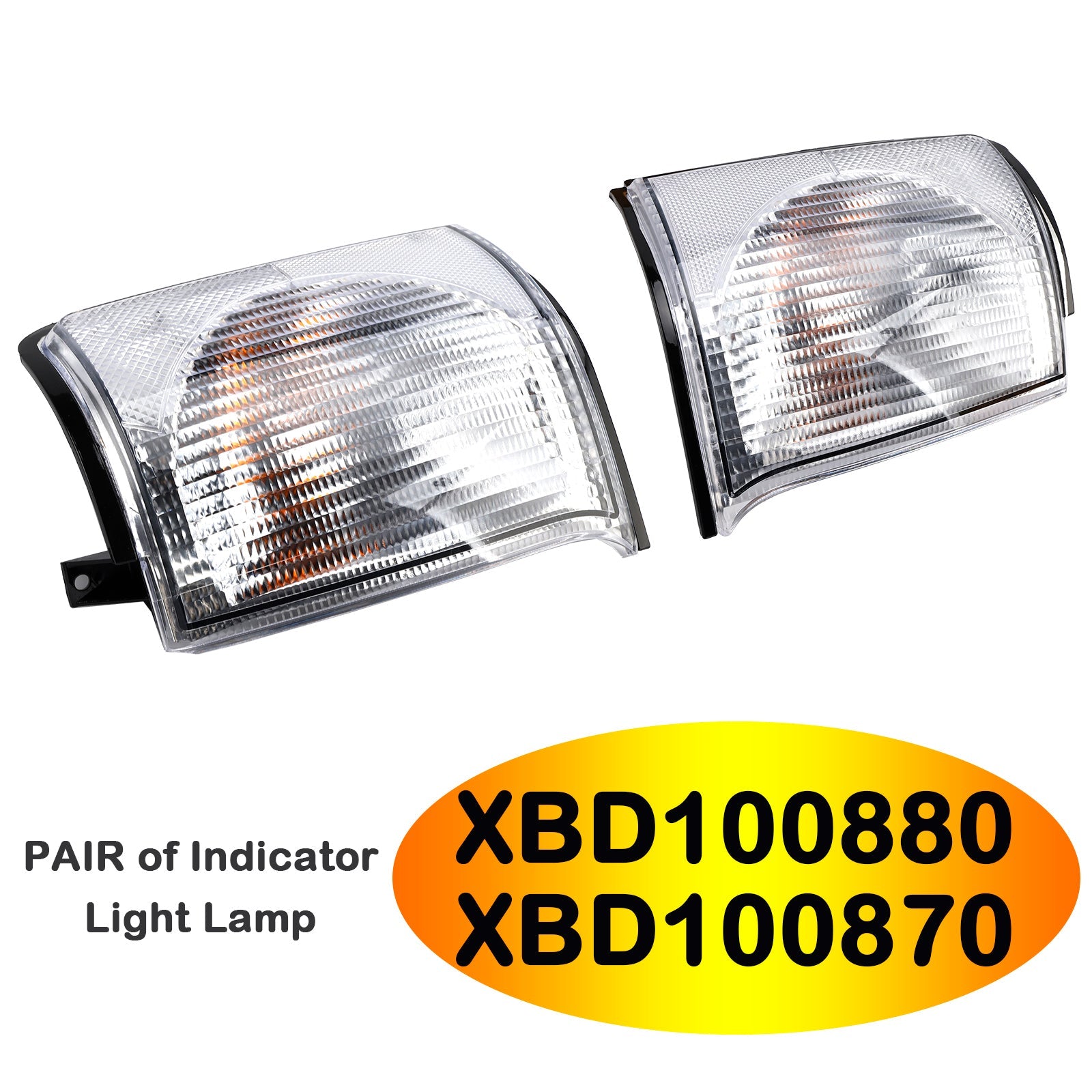 1999-2002 for Land Rover Discovery 2 Front L/H N/S PAIR of Indicator Light Lamp