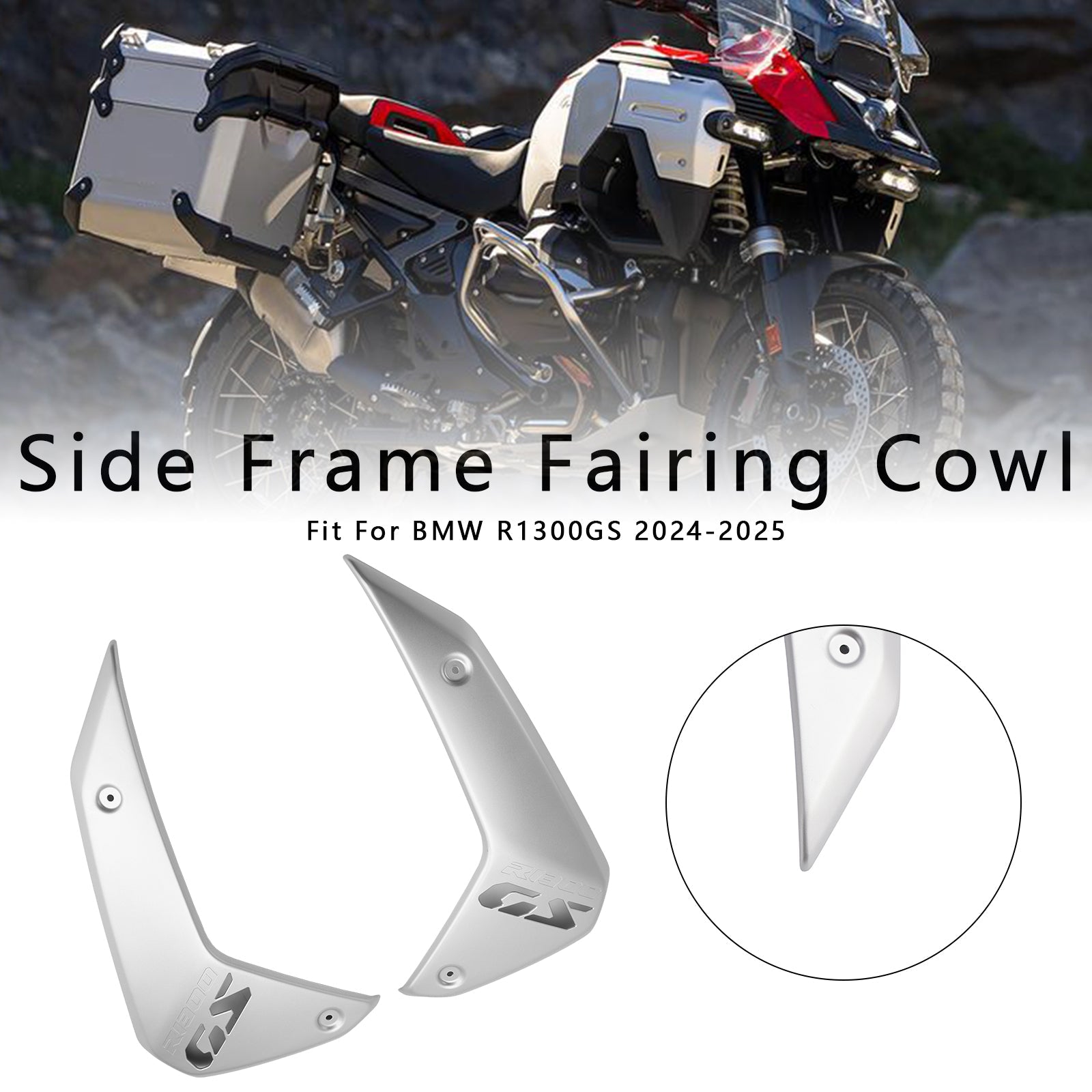 2024-2025 BMW R1300GS Side Frame Fairing Cowl Guards Radiator Cover