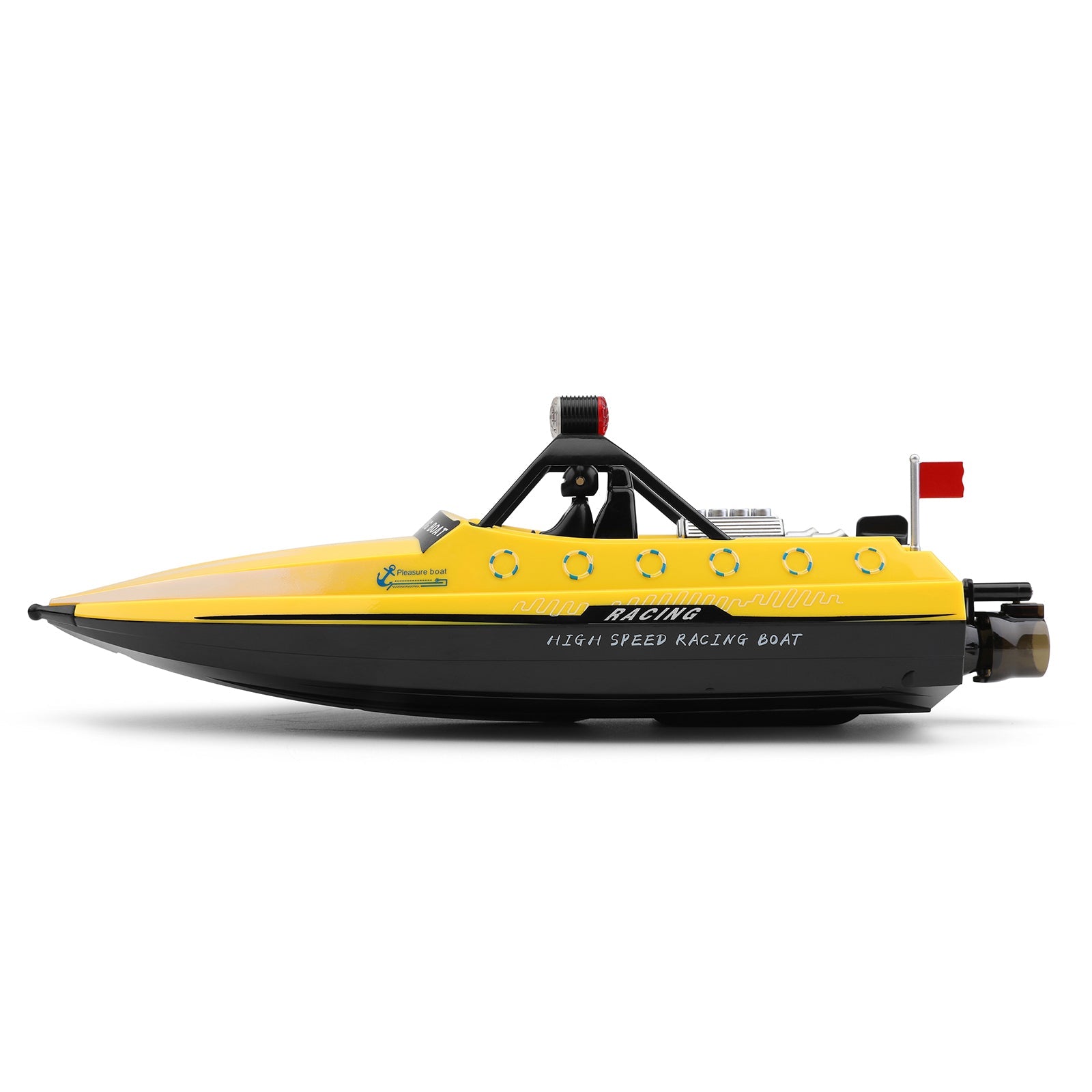 Wltoys WL917 RC Jet Boat RC Racing Boat 2.4GHz Remote Control Boat Toy Yellow