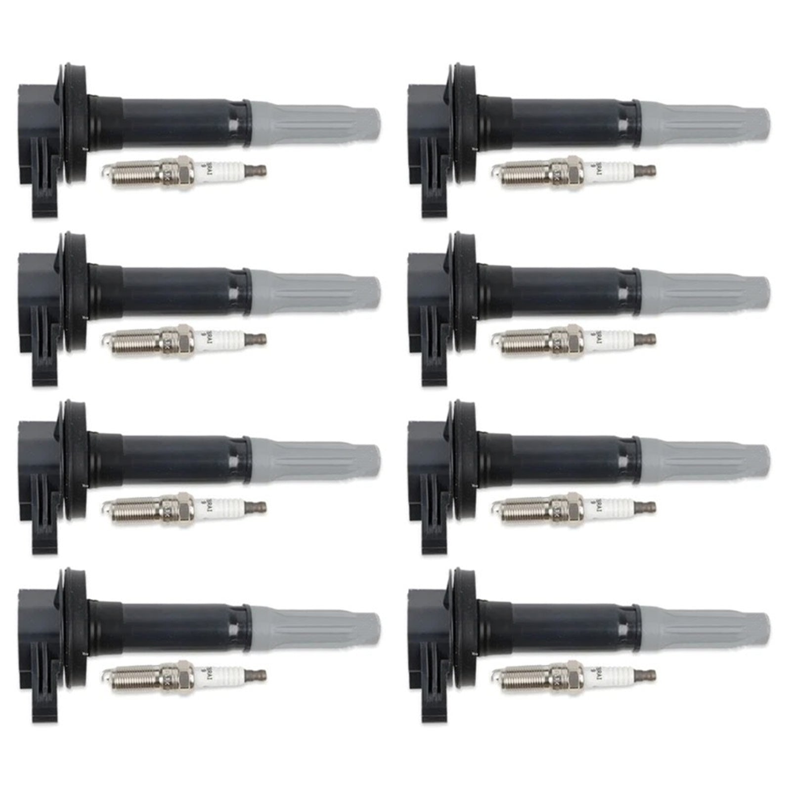 8xIgnition Coil + 8xIridium Spark Plug UF824 For Ford F-150 Mustang 16-17 5.0L