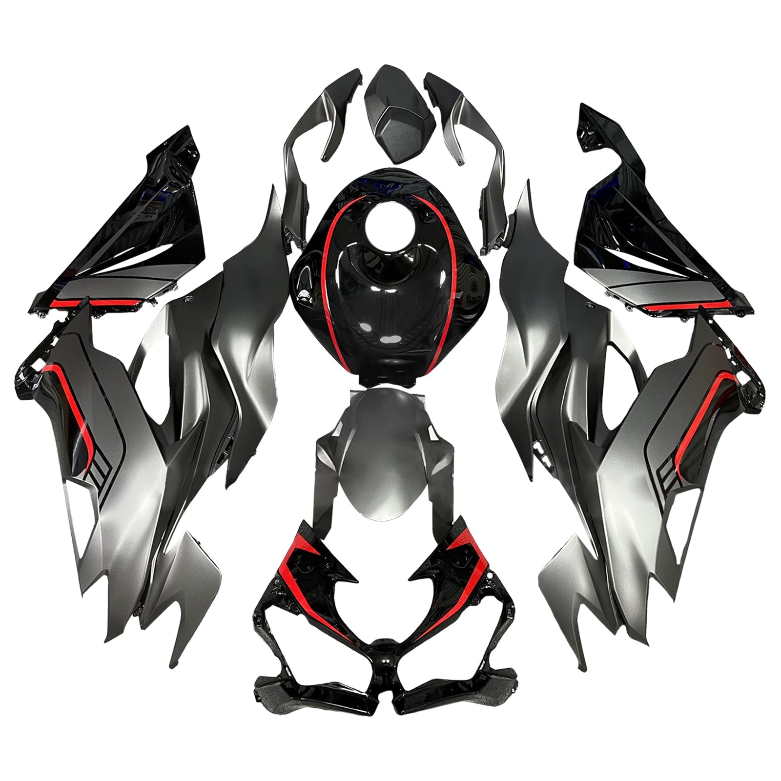 Injection Fairing Kit Bodywork Plastic ABS fit For Kawasaki ZX6R 2019-2023