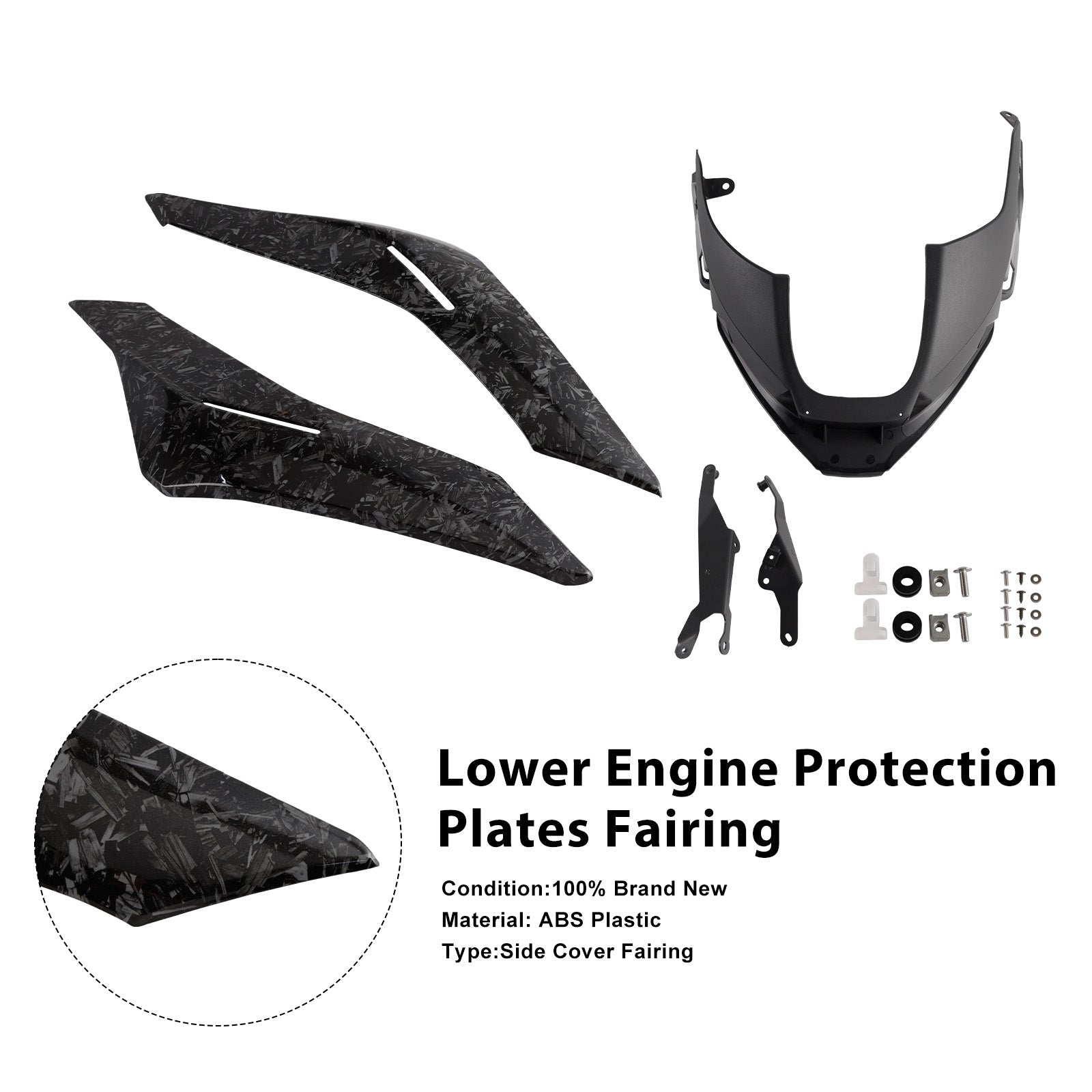 2023-2025 Street Triple 765 R/RS Engine Lower Belly Pan Panels Guard Fairing