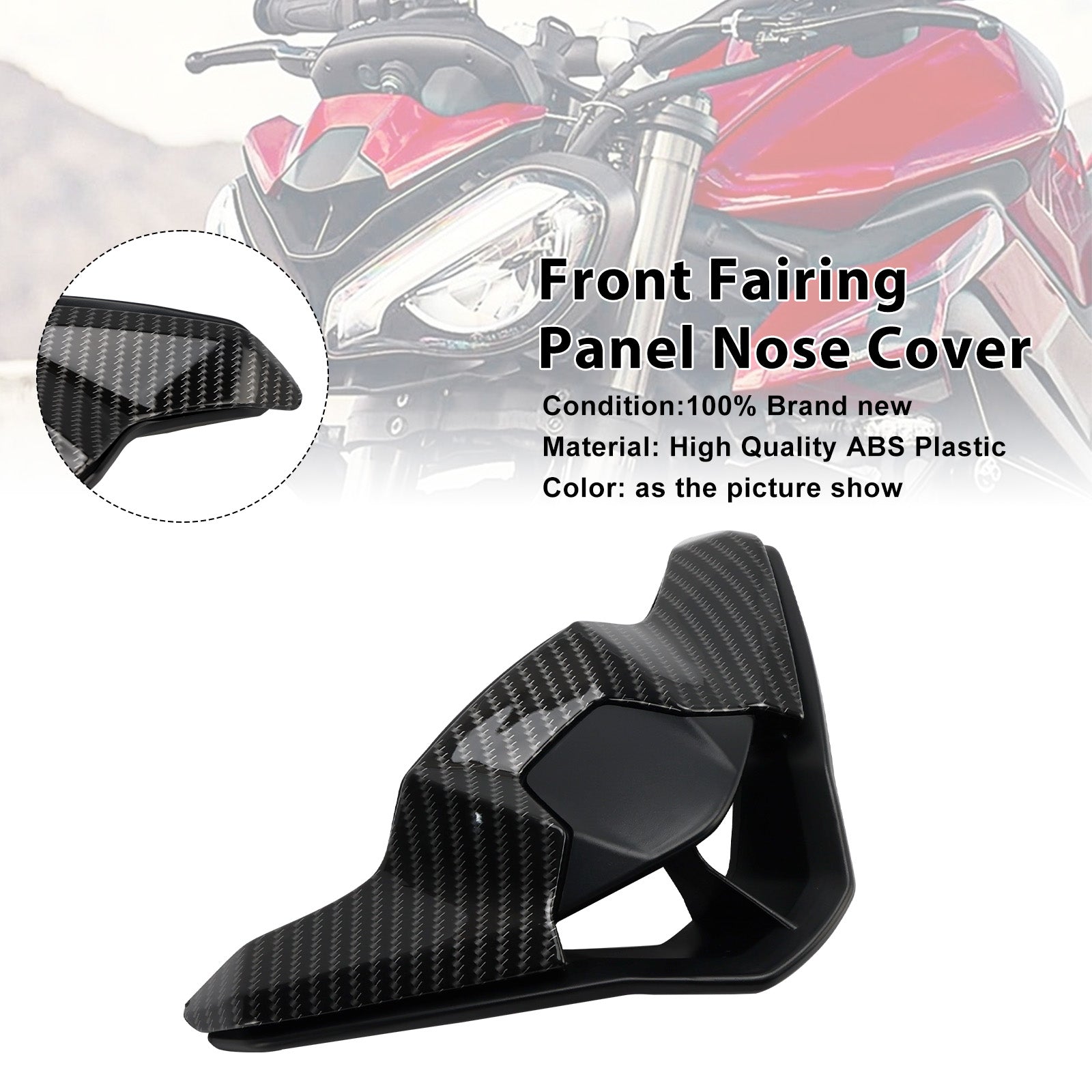 2023-2025 Street Triple 765 R/RS Front Fairing Panel Nose Cover