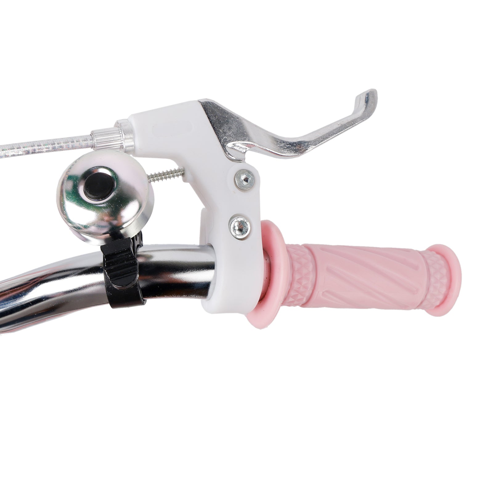 16" Child Bicycle Girls Bike with auxiliary wheels & Rack & Basket Pink