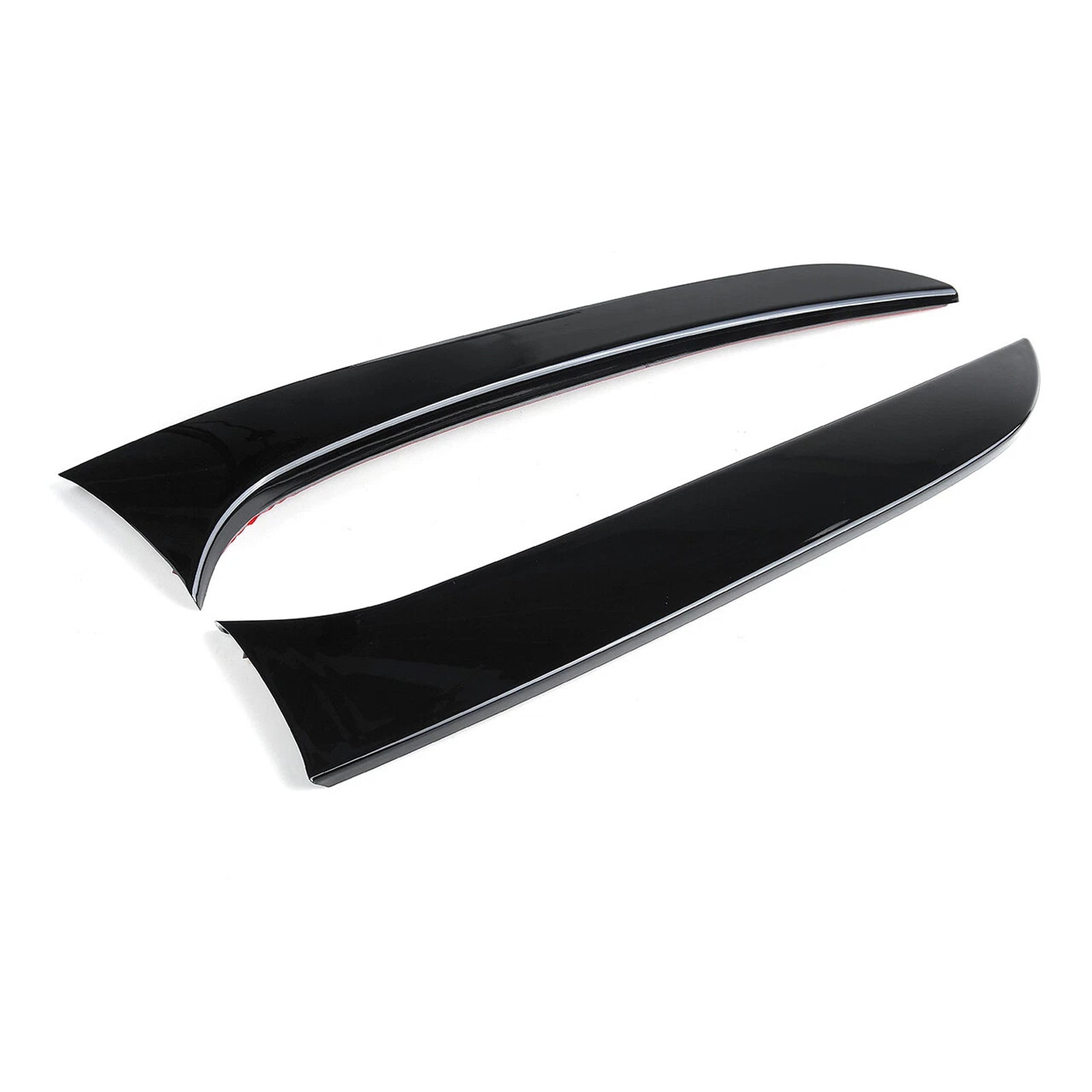 2012-2019 BMW 1 Series F20 F21 Gloss Black Pair Rear Window Side Wing Spoiler