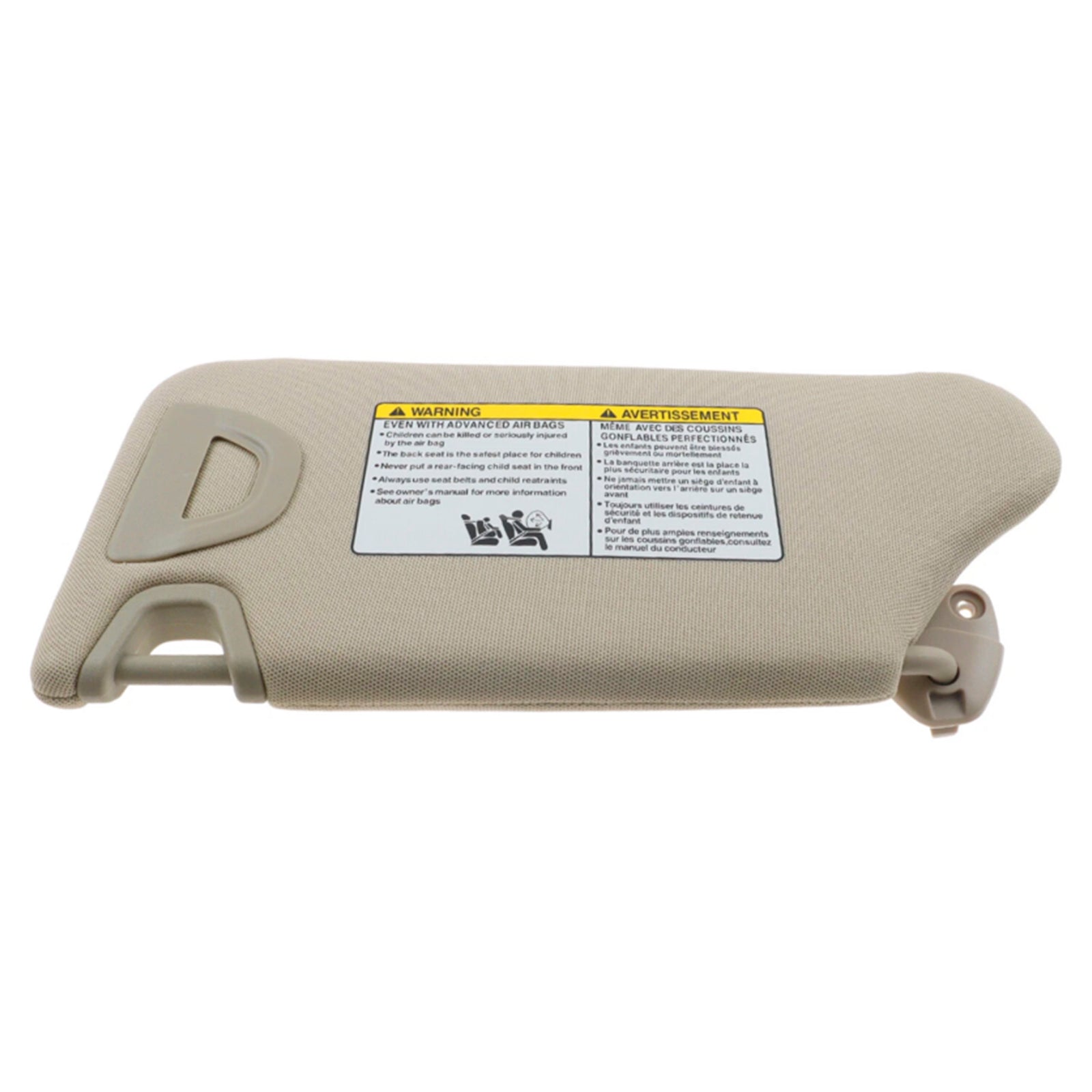 2013-2018 Nissan Altima Beige Passenger Side Sun Visor 964003TA2A