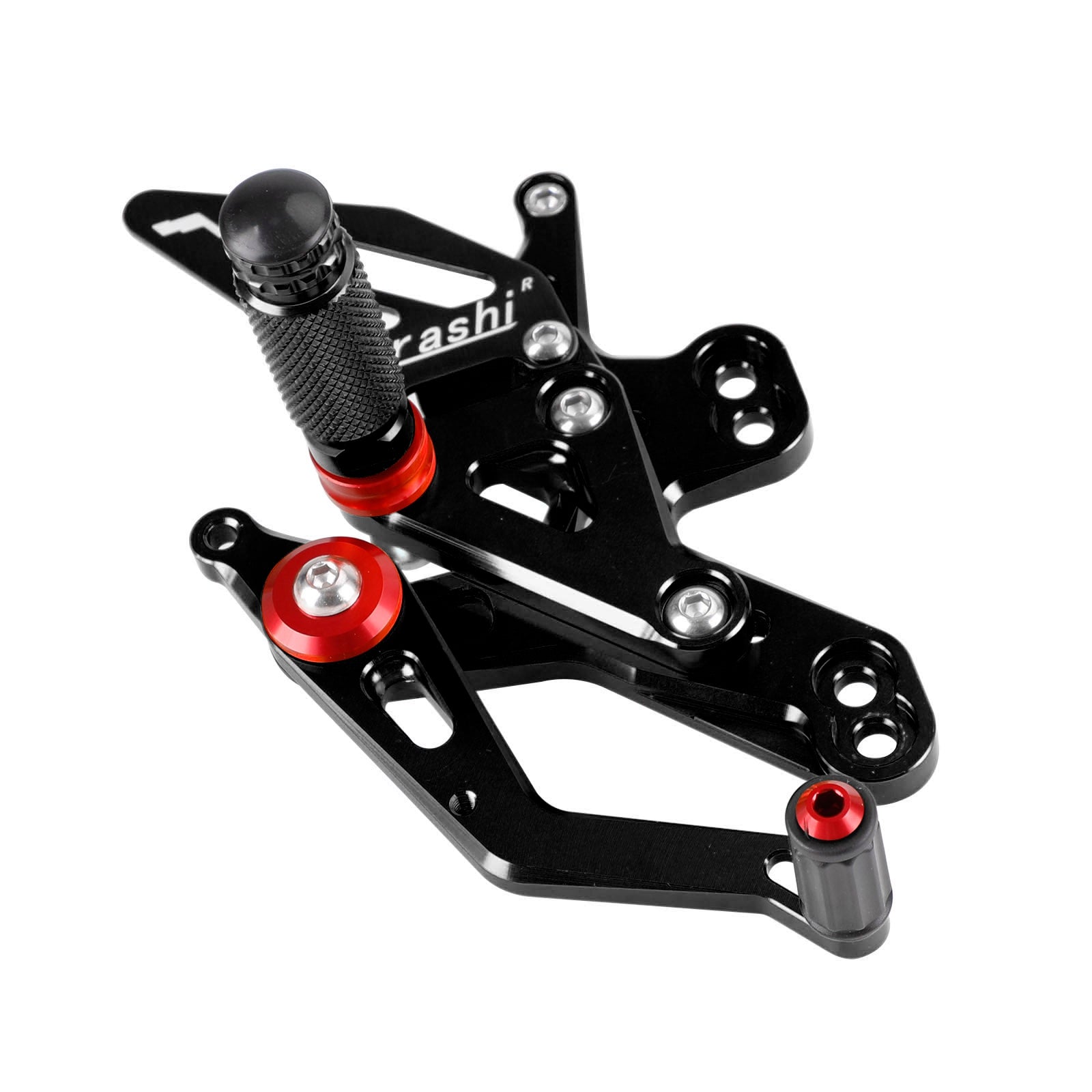 Black Rearsets Adjustable Foot Pegs Rest For Honda CB650R CBR650R 2019-2023