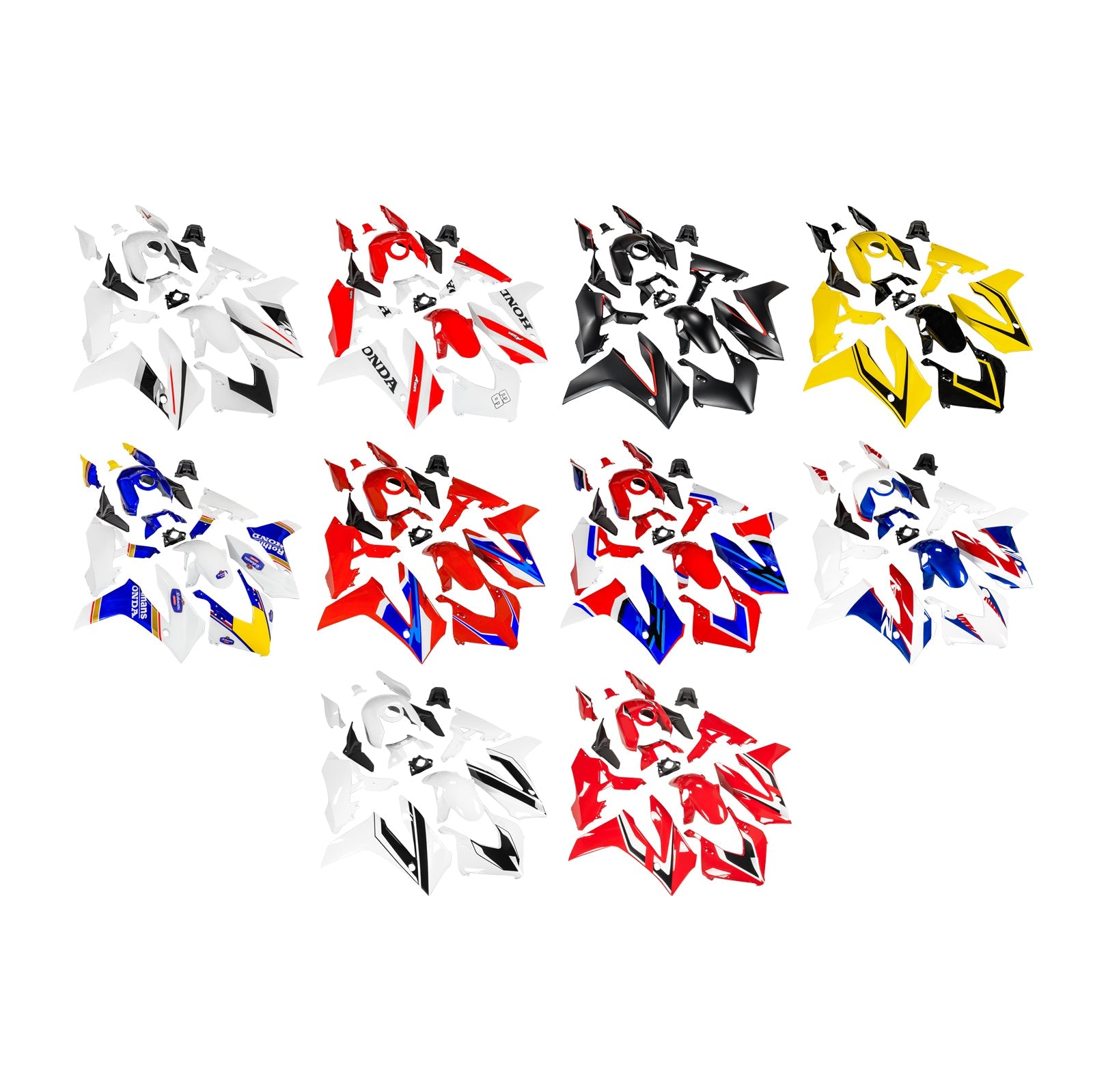 Injection ABS Plastic Bodywork Fairing Kit for Honda CBR650R 2024-2025