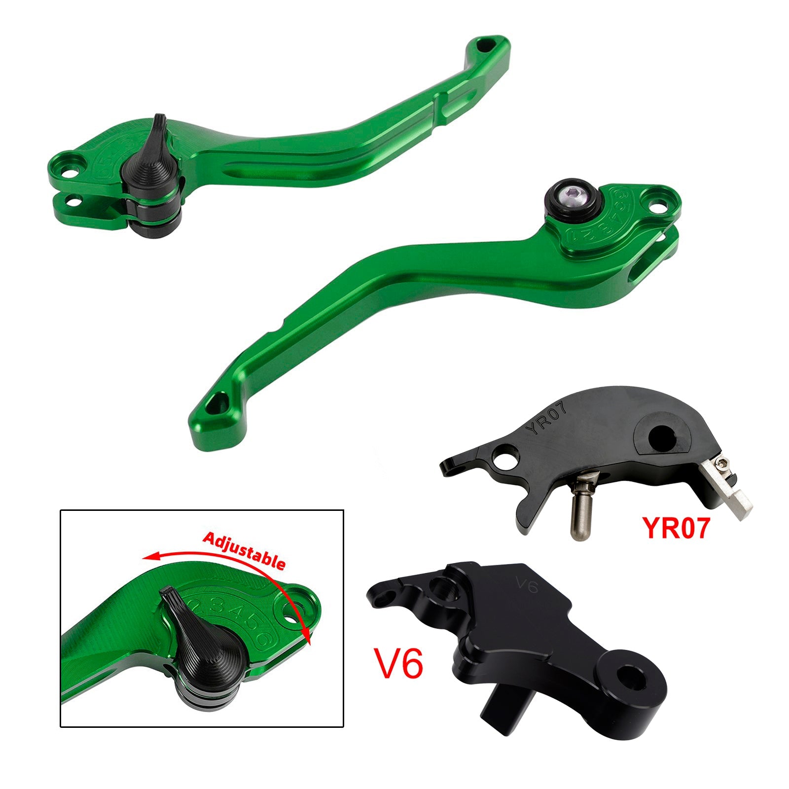 CNC Short Clutch Brake Lever fit for YAMAHA XSR900 XSR900GP MT-09 MT-09SP 24-25