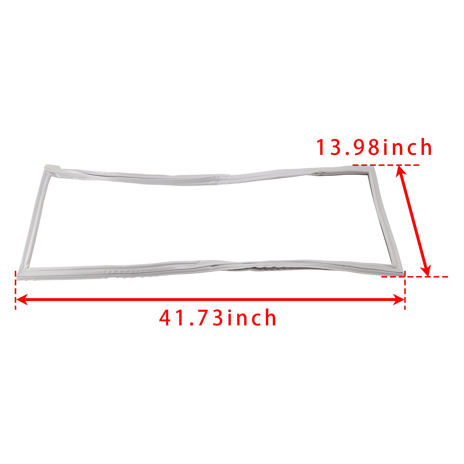 W10830048 Refrigerator French Door Gasket (Gray Left Side) Fit Kenmore AP6027227