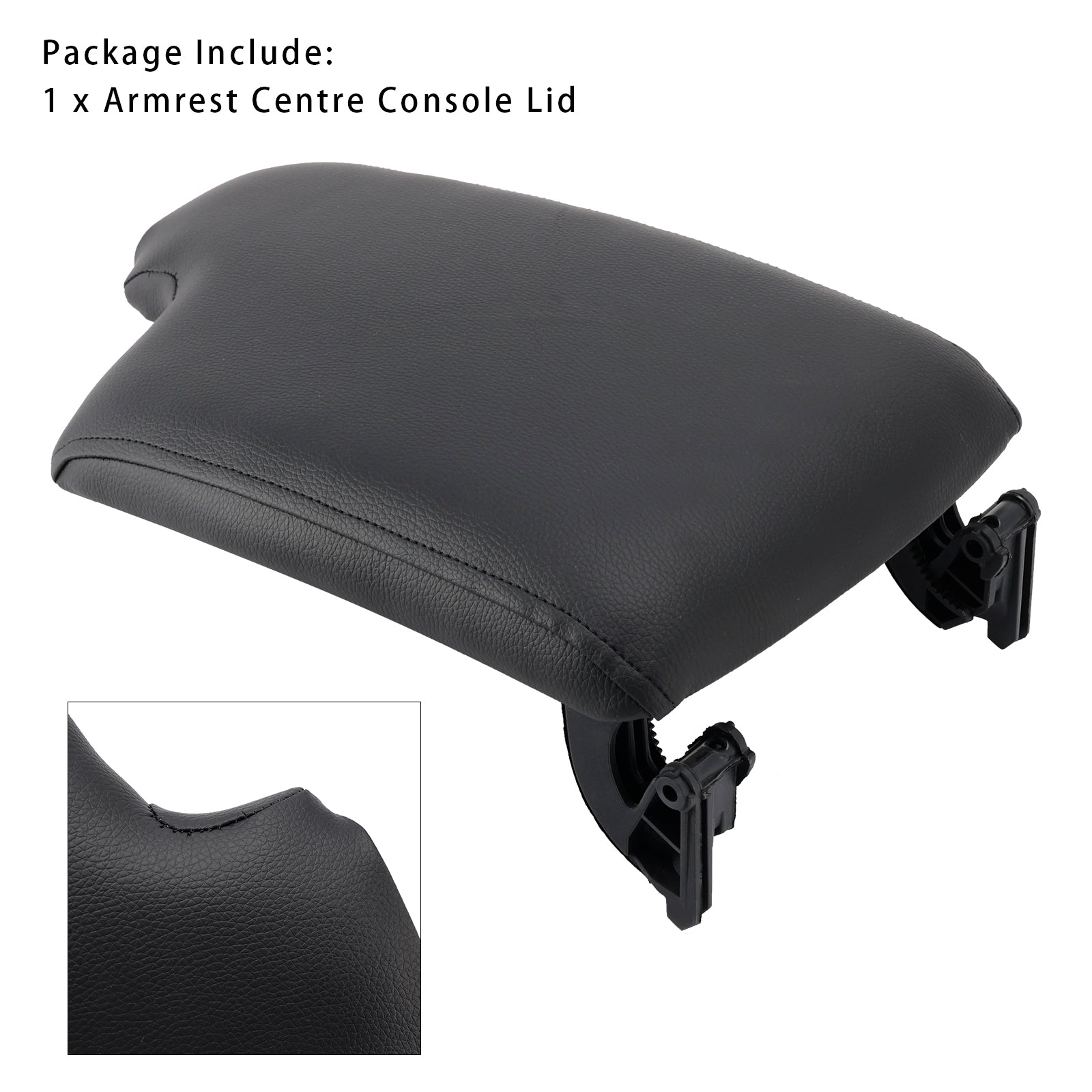 Black Leather Armrest Centre Console Lid For BMW E90 E91 E92 E93 51169134486