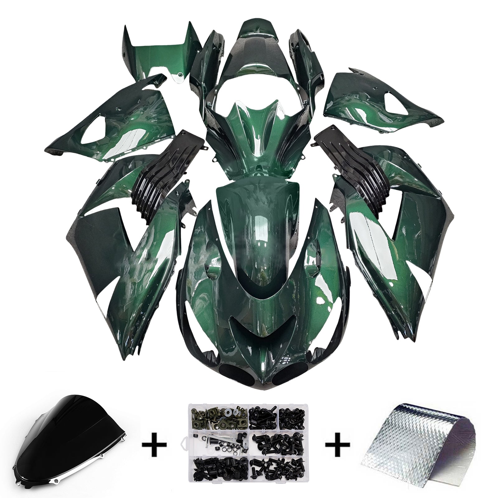 Injection Fairing Kit Bodywork fit For Kawasaki ZX14R ZZR1400 2012-2025