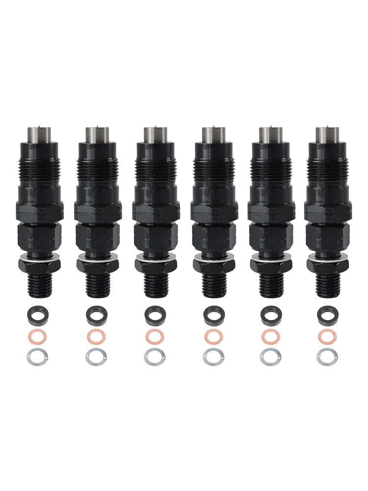 6Pcs Fuel Injector For Toyota 3L Hilux Hiace 2.8L Engine 23600-59105