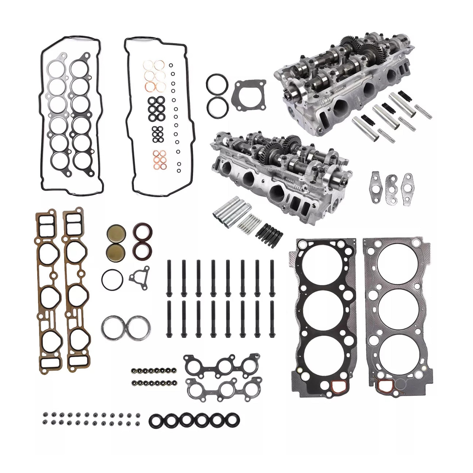 1995-1998 TOYOTA T100 3.4L 2PCS Cylinder Head & Gaskets & Bolts 11101-69136 1305362050