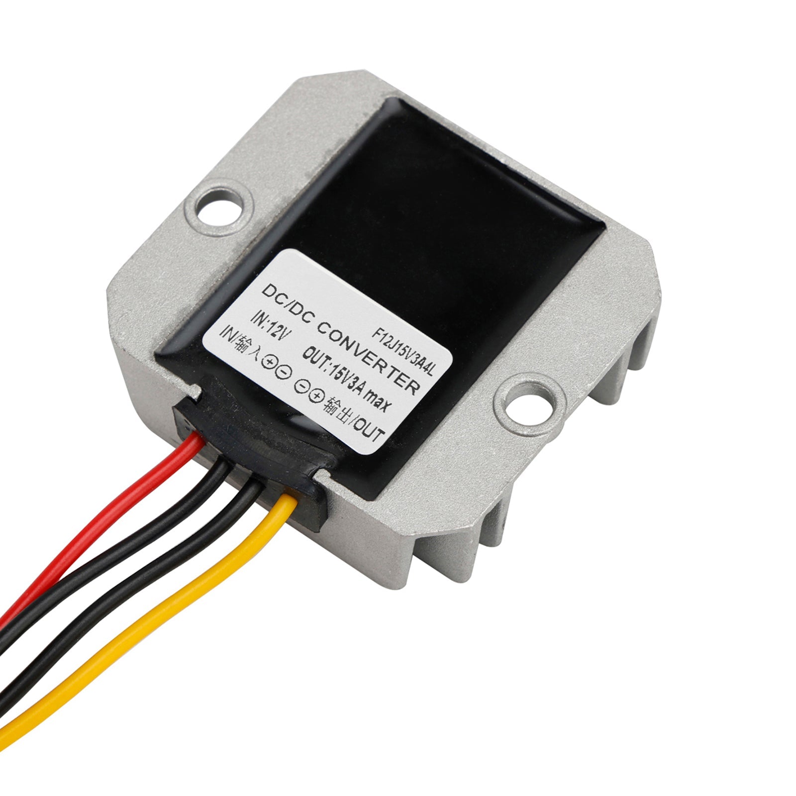 방수형 DC 12V ~ 15V 3A 45W 스텝업 전원 공급 장치 컨버터 레귤레이터