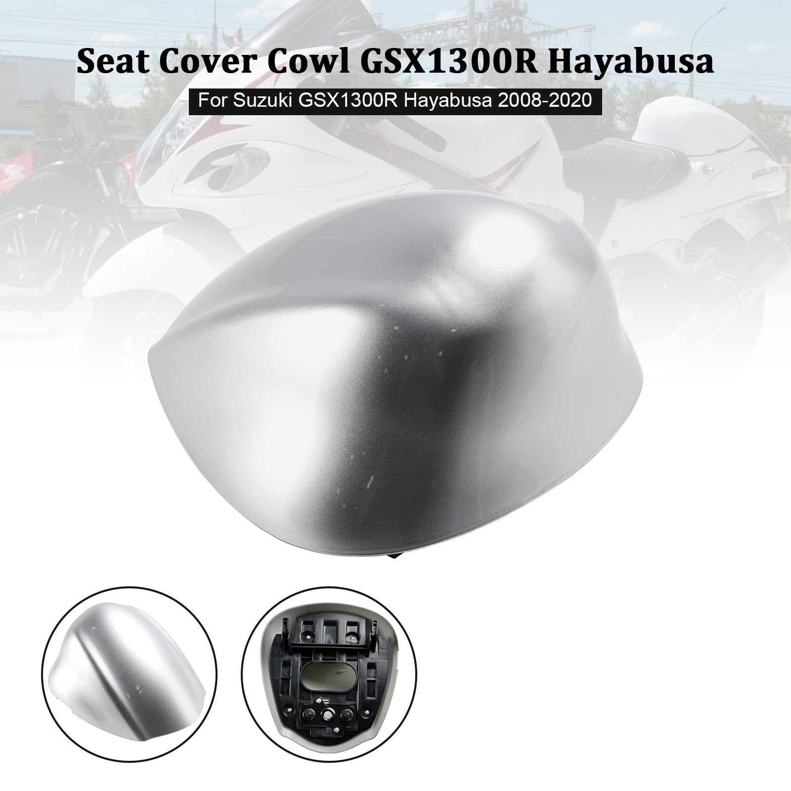 Rear Seat Fairing Cover For Suzuki GSX1300R GSX-R1300 Hayabusa 2008-2020