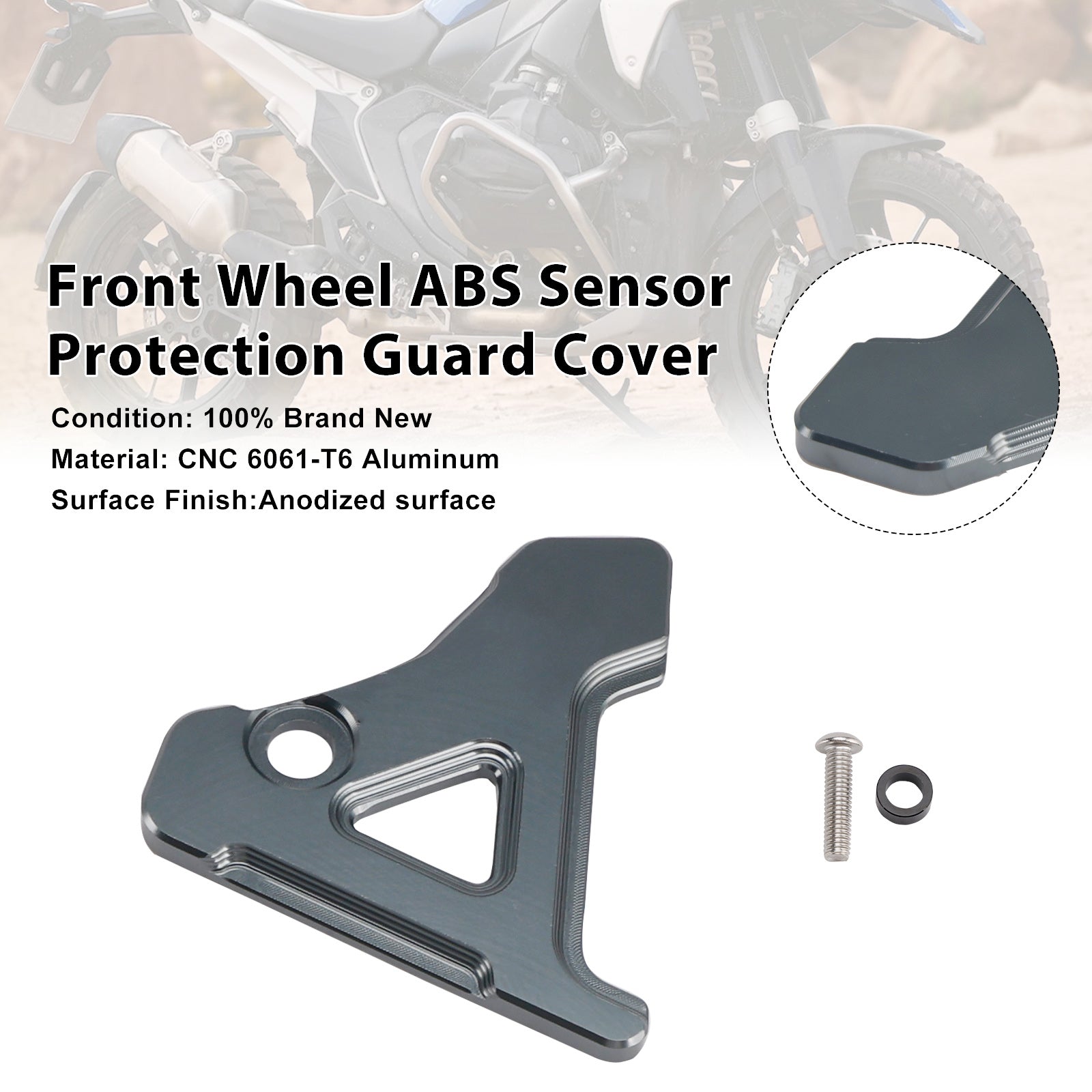 Front Wheel ABS Sensor Protection Guard For BMW R1300GS / ADV 23-25