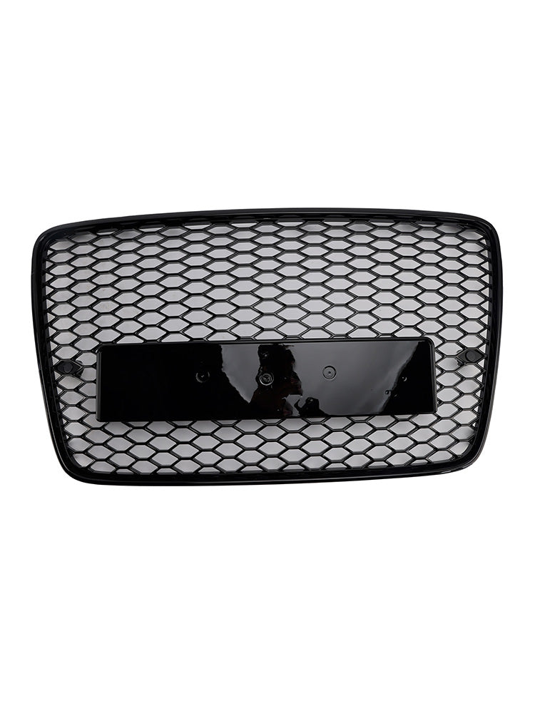 For Audi Q7 SQ7 2005-2015 Gloss Black Front Bumper Radiator Vent Mesh Grille Grill