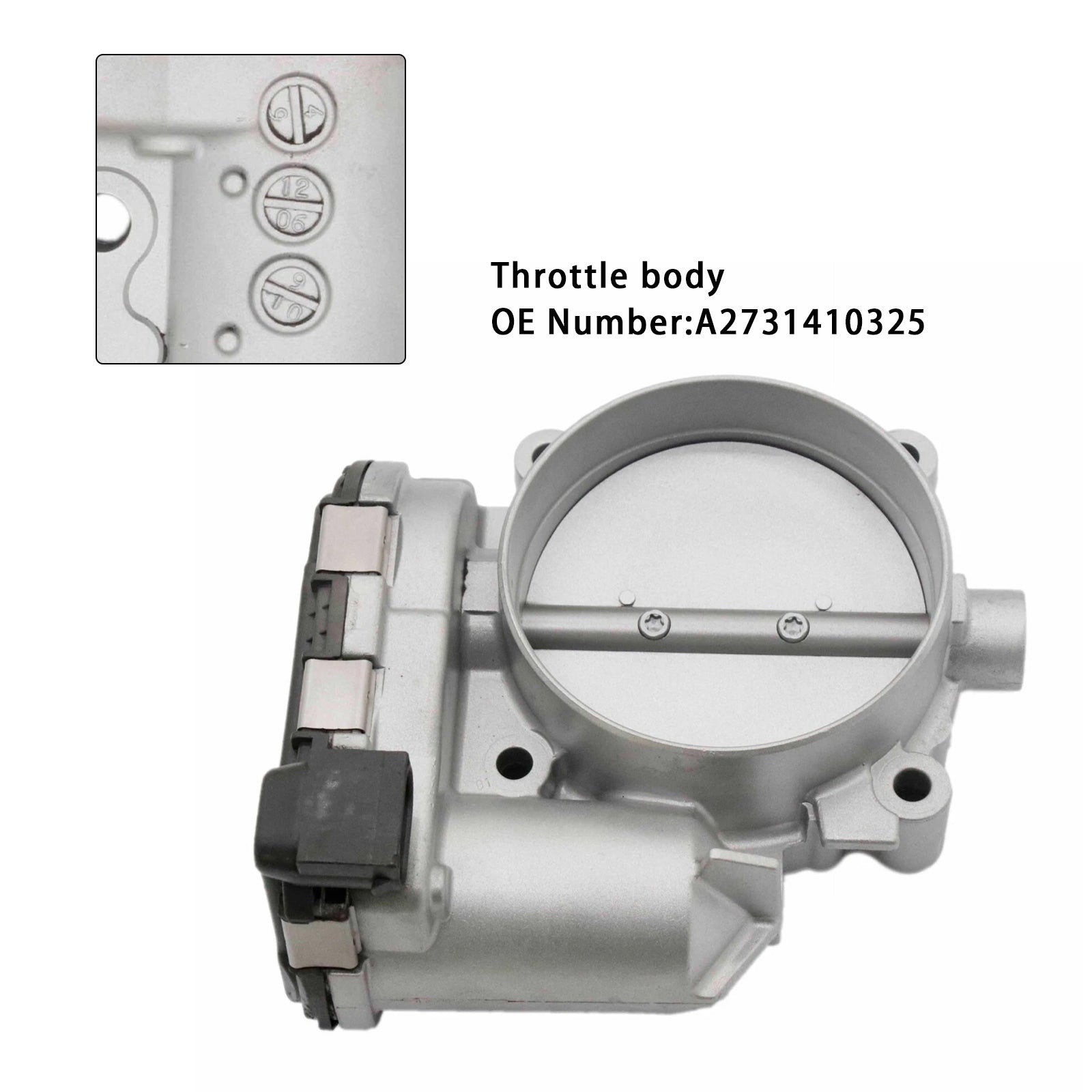2006/06-2010/03 Mercedes-Benz CLK Cabriolet A209 CLK 500 Throttle Body A2731410325