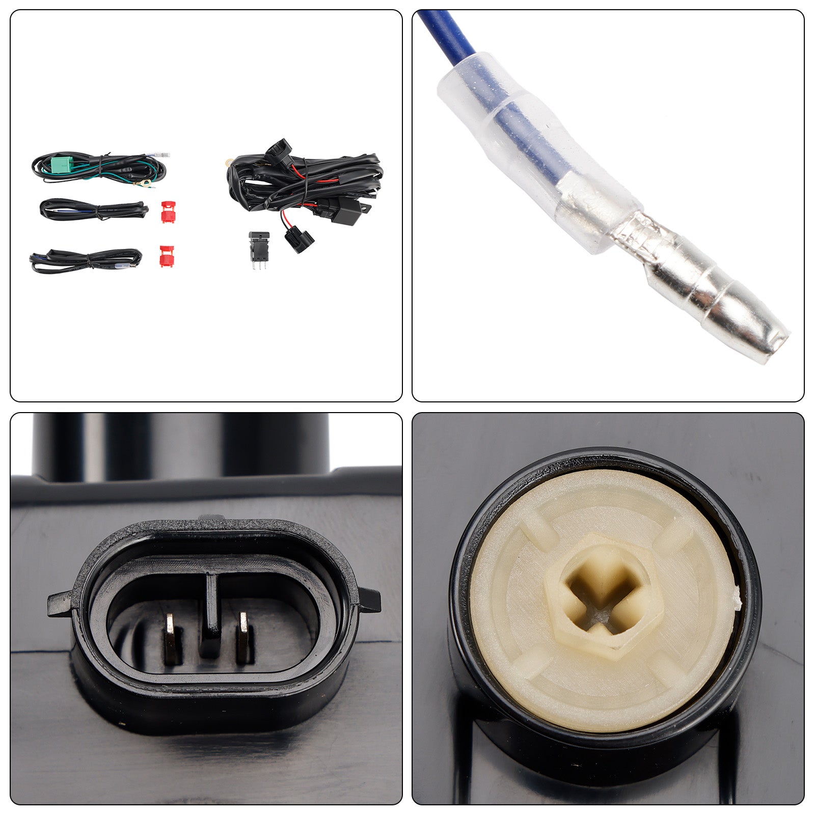 2024-2025 Toyota Tacoma LED Front Bumper Fog Light Lamp + Wire Harness