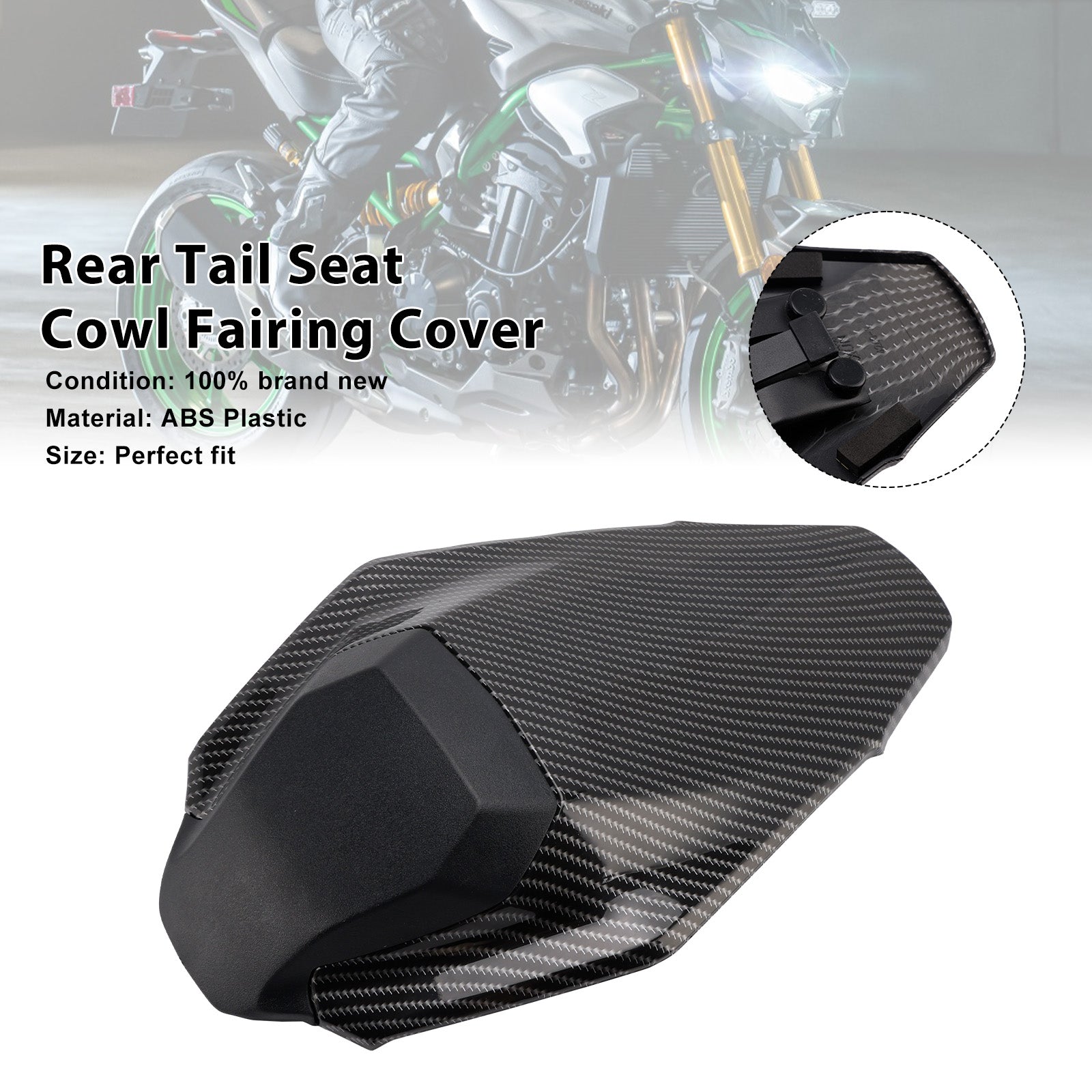 2025-2026 Kawasaki Z900 Z900SE Rear Tail Seat Cowl Fairing Cover