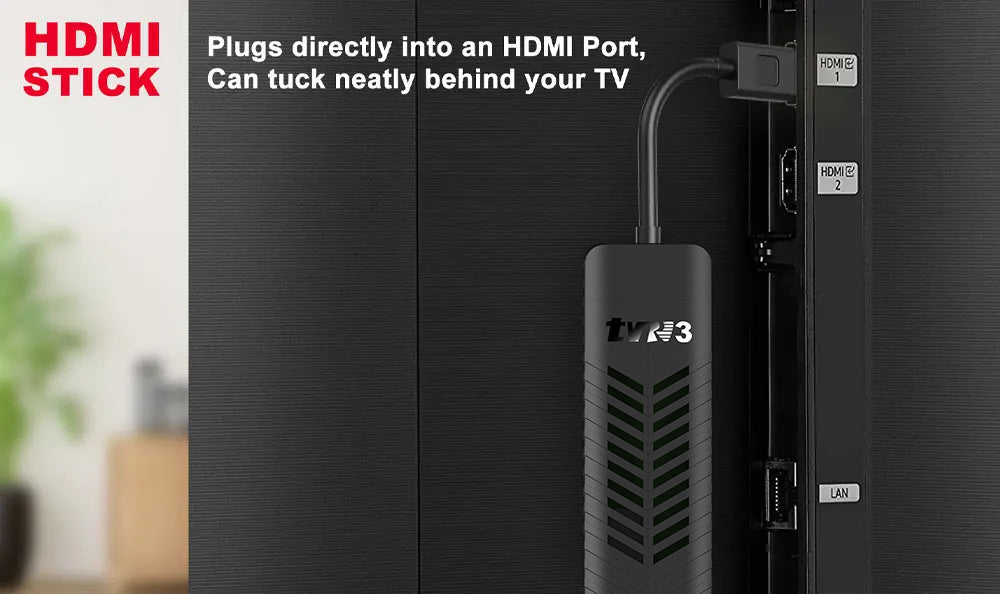 TVR3-S TV Stick Android 14 1GB 8GB Dongle Set-Top Box 4K Player Protable TV BOX