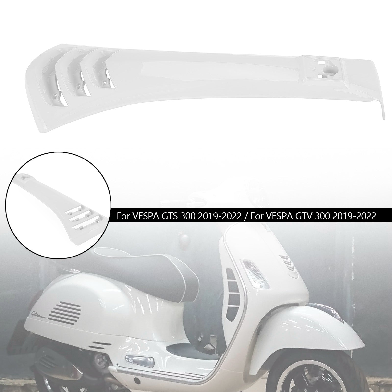 2019-2022 Vespa GTS300 GTV300 Steering Horn Head Cover fairing Tie