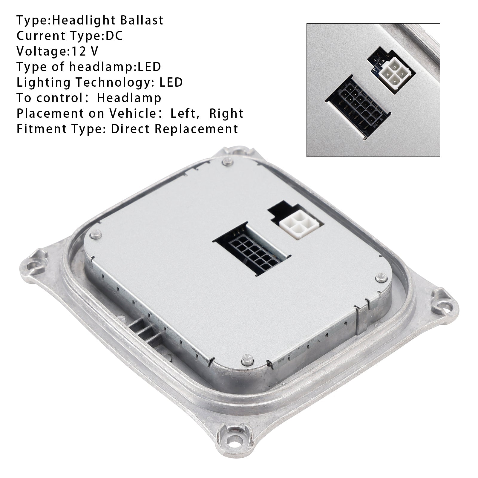 2013-2017 Maserati GranTurismo 4.7L V8 BJ LED Headlight Ballast Control Module 130732928400