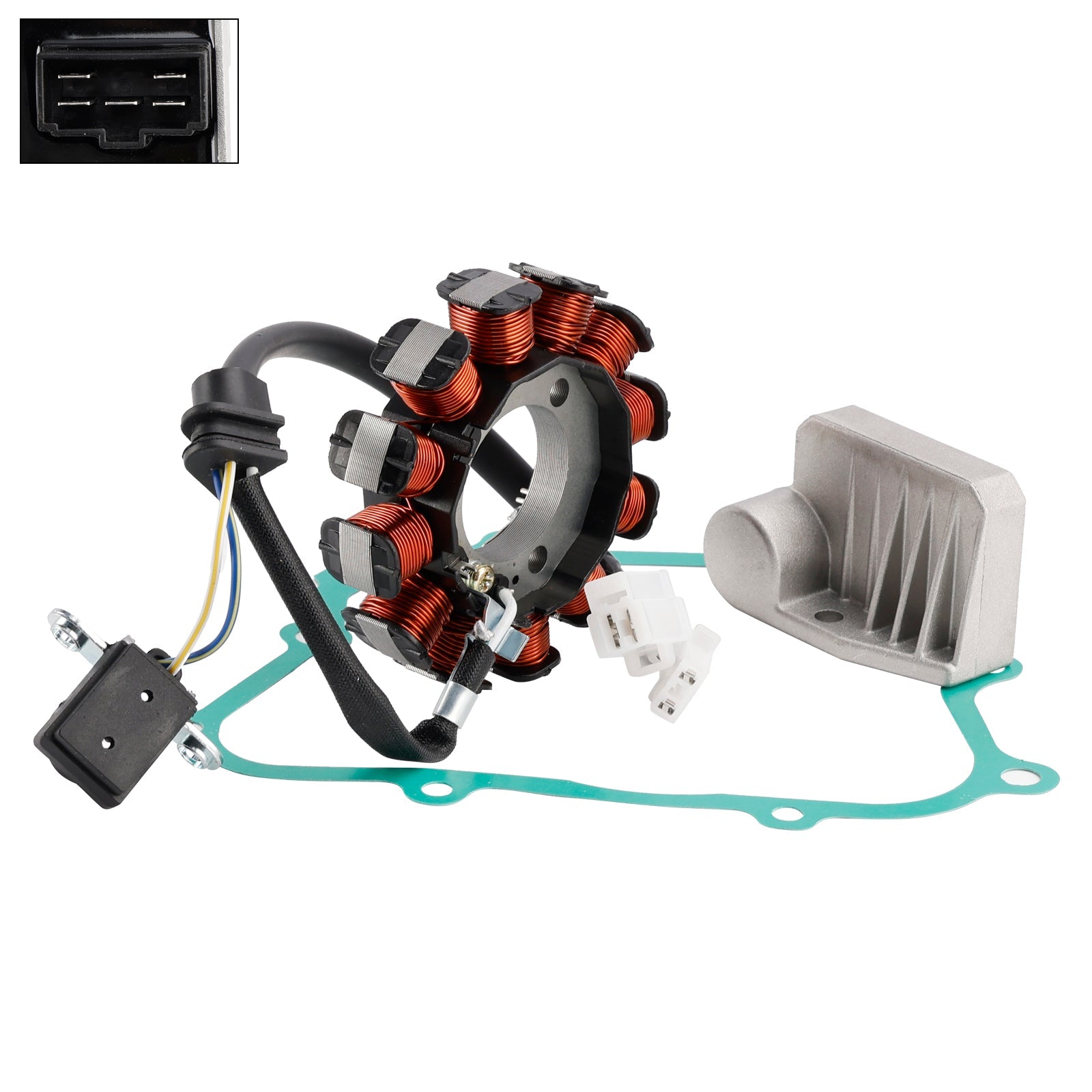 2016-2017 Honda BC110 Biz110 Stator Magneto Regulator Gasket Kit