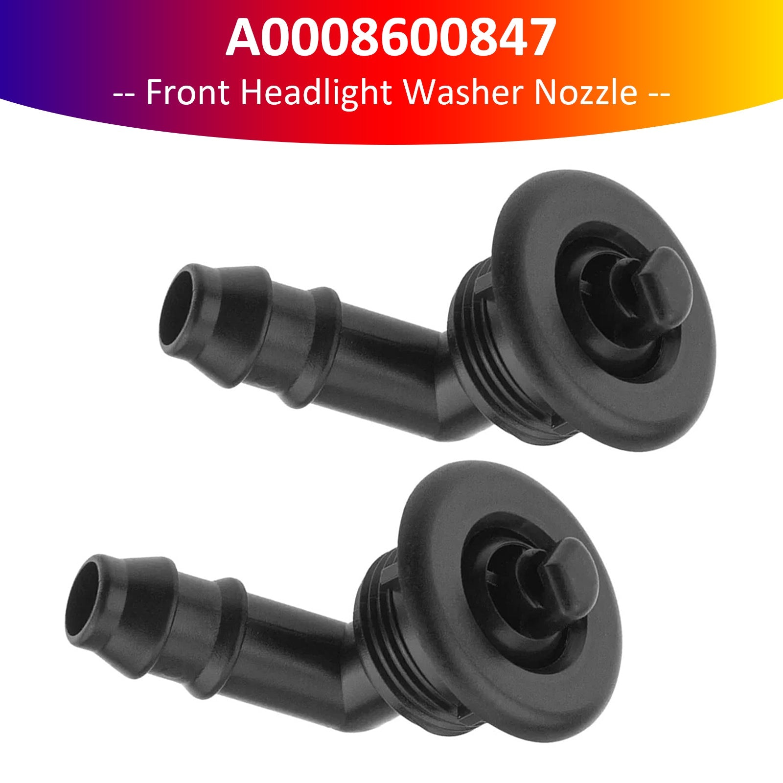 2x Front Headlight Washer Nozzle for Mercedes-Benz W463 G-Class G550 A0008600847