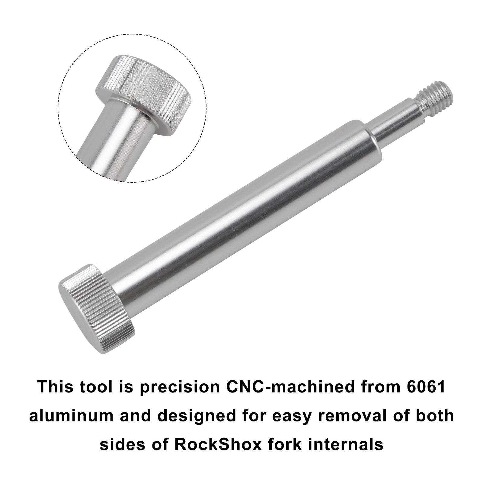 Fork Lower Leg Removal Tool-Threaded punch to remove spring/damper side For Rockshox