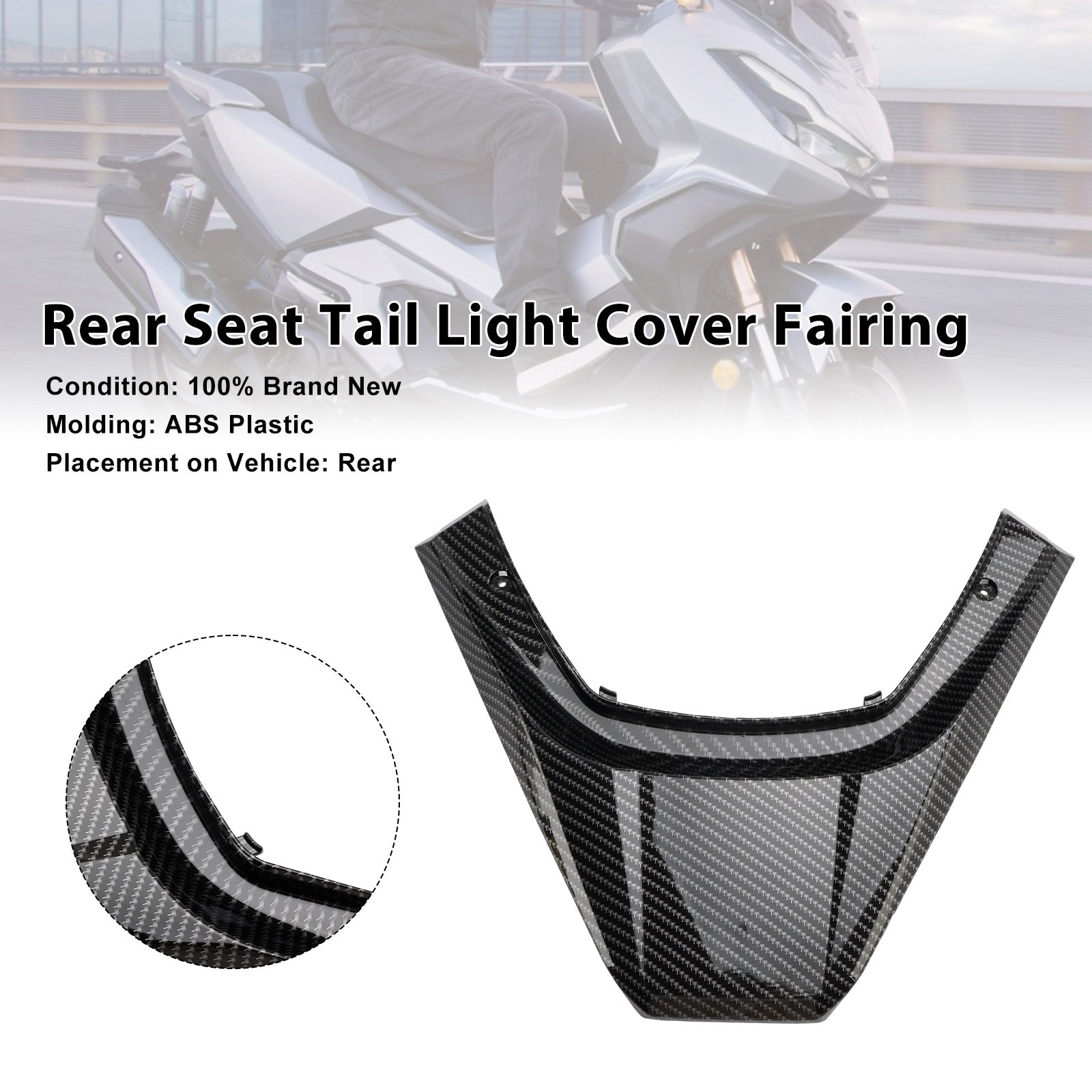 2022-2025 Honda ADV 350 Rear Seat Tail Light Cover Fairing